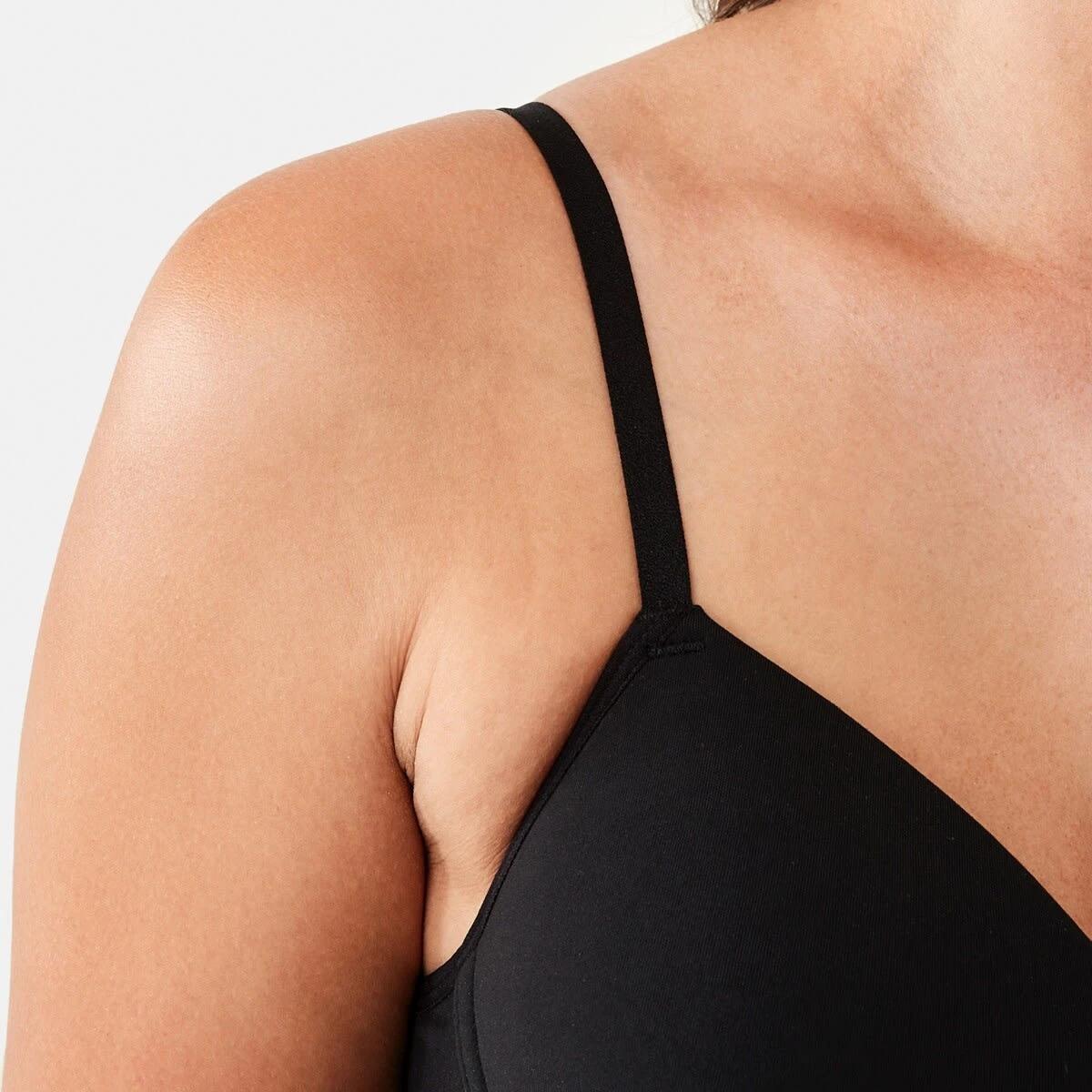 5 Long line Plunge Bra BLACK, 5 of 6