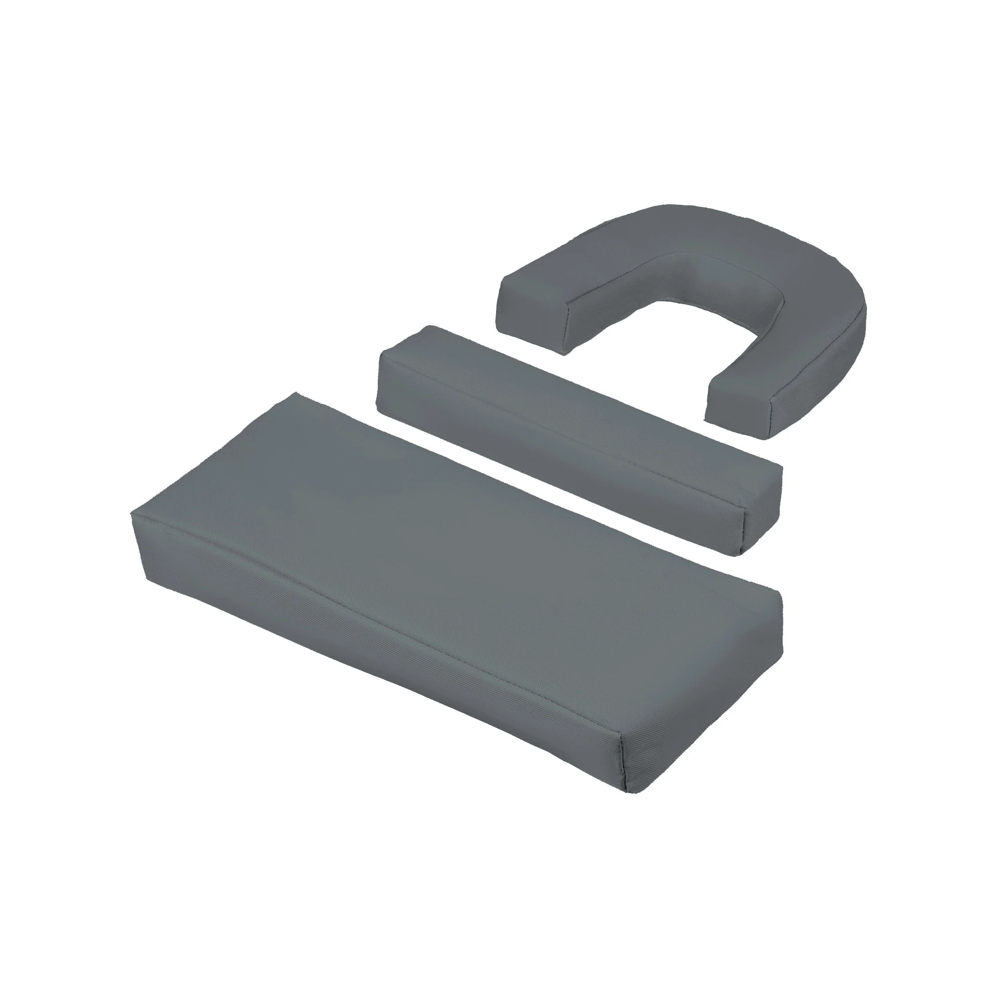 6 Levede Folding Beach Lounge Chair with Face Hole Sun Lounger Camping - Grey, 6 of 9