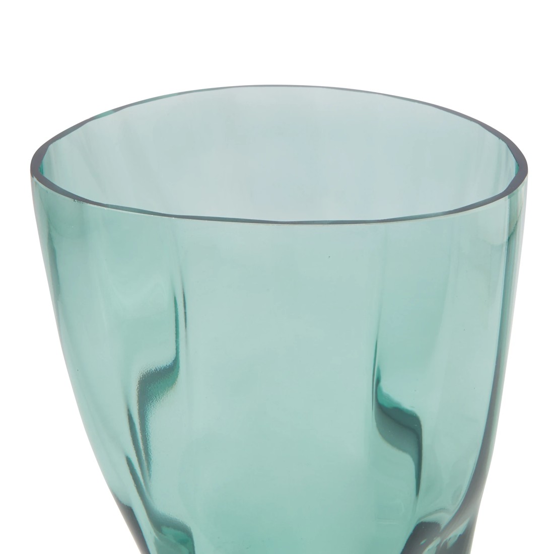 4 Wavy Green Glass Vase, 4 of 6