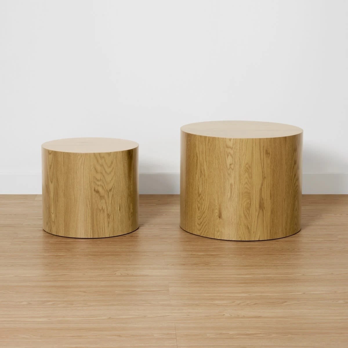 2 Set of 2 Oak Look Coffee Tables, 2 of 8
