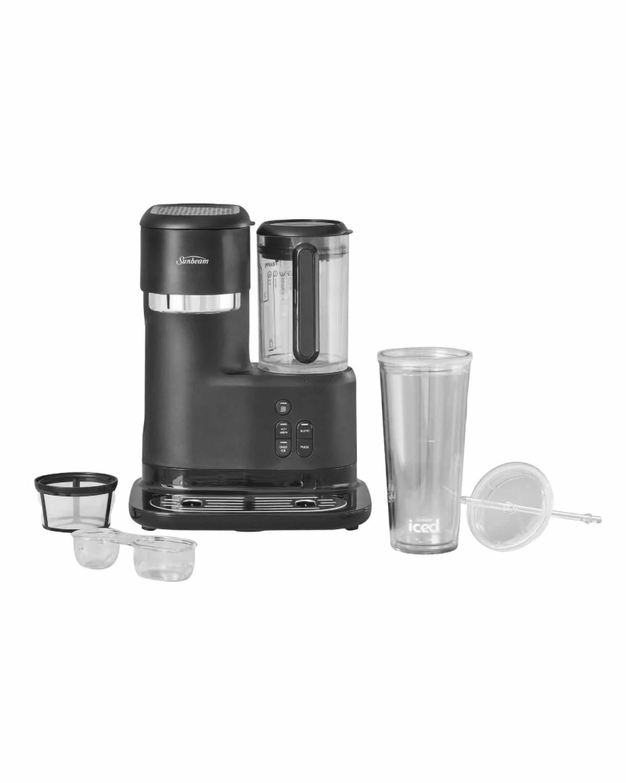 1 Sunbeam Hot + Iced Coffee Frappe Machine - BLACK, 1 of 2