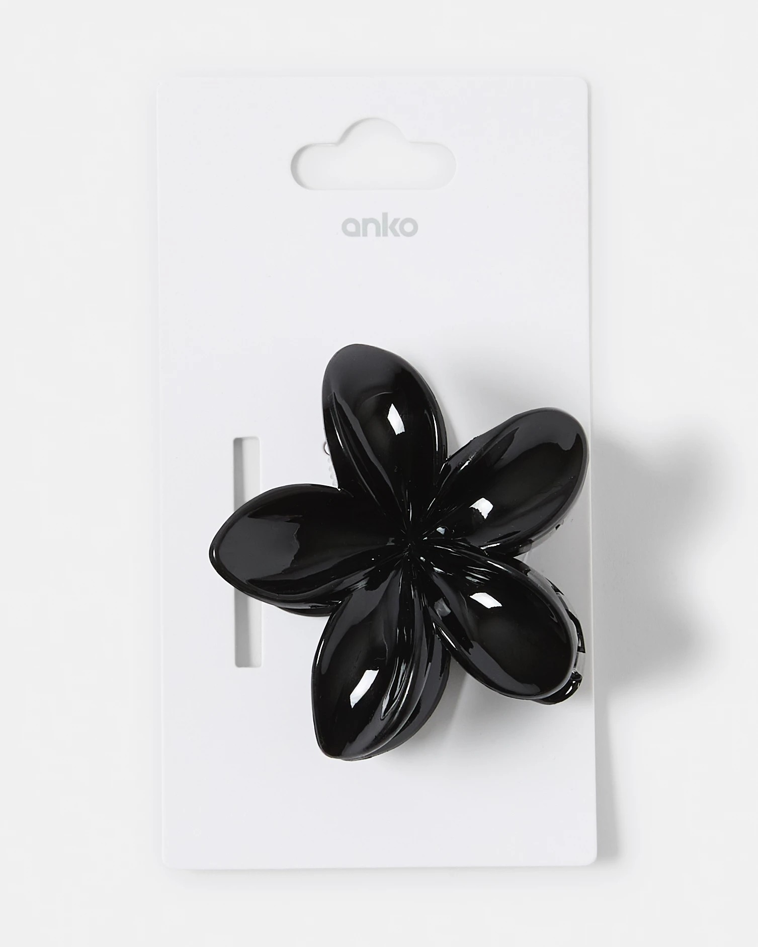 4 Black Frangipani Claw Hair Clip, 4 of 4