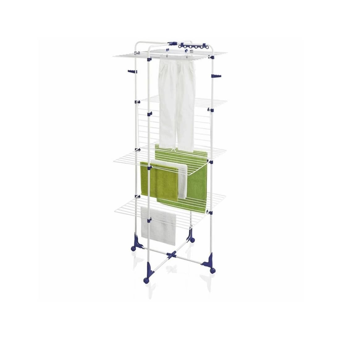 3 Leifheit Classic 450 Laundry Tower Dryer/drying Rack Stand Indoor/outdoor 45m
 - White, 3 of 3