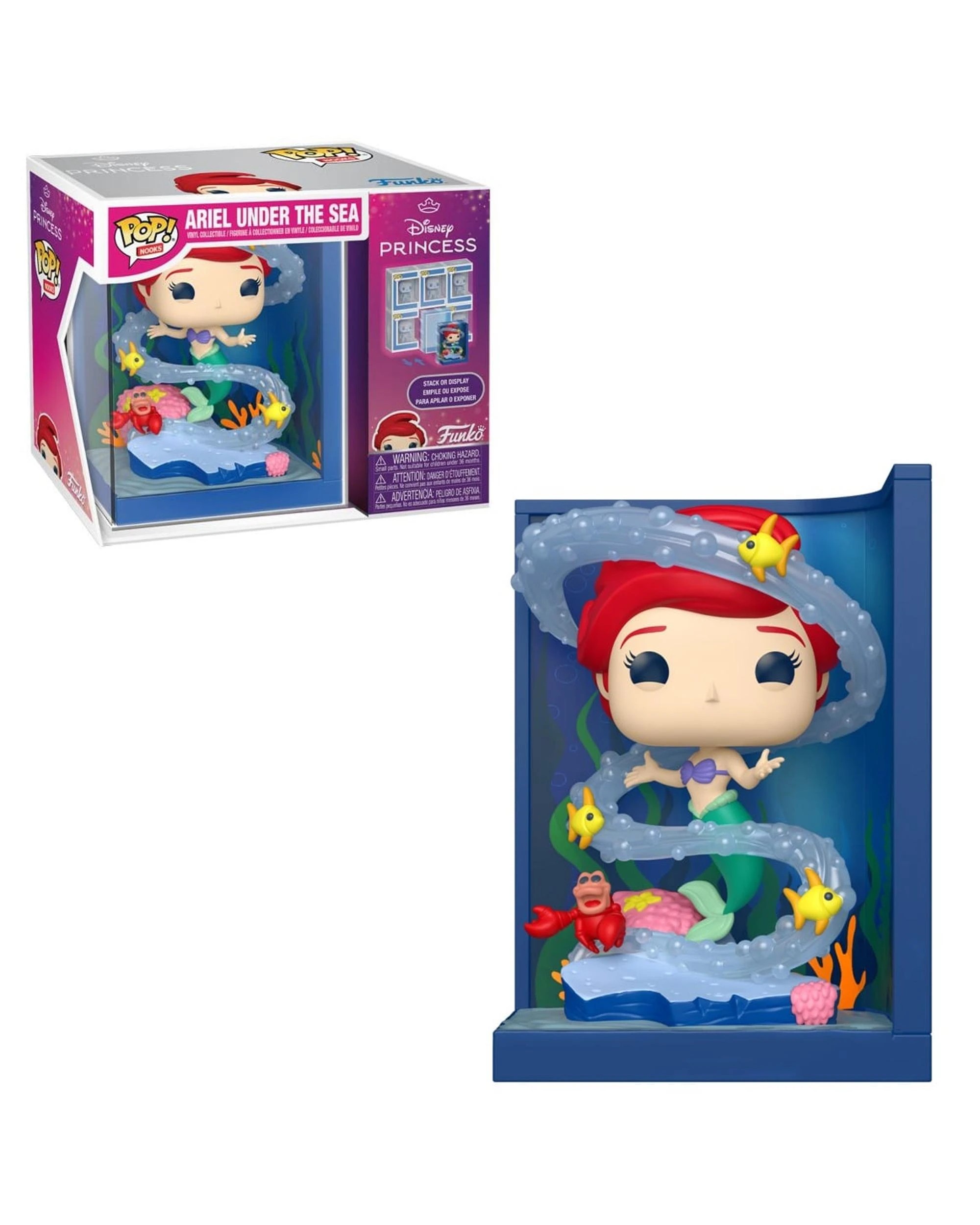 1 Disney Little Mermaid - 1989 -  Ariel Under the Sea POP! Nook Funko POP! Vinyl, 1 of 3