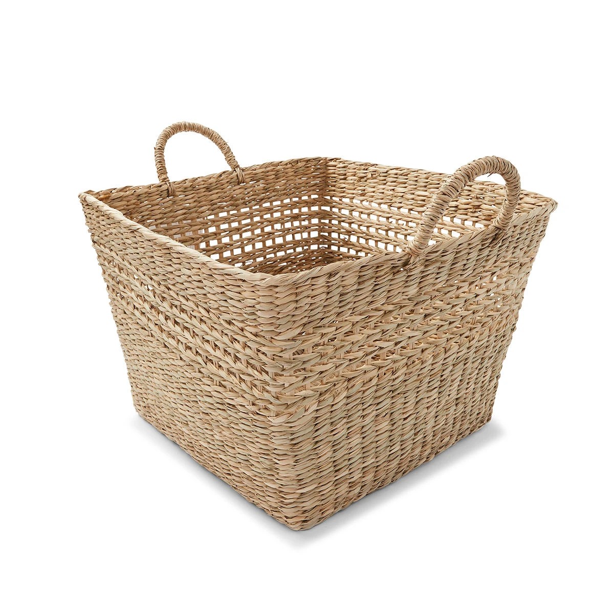 2 Square Seagrass Woven Basket - Natural, 2 of 8
