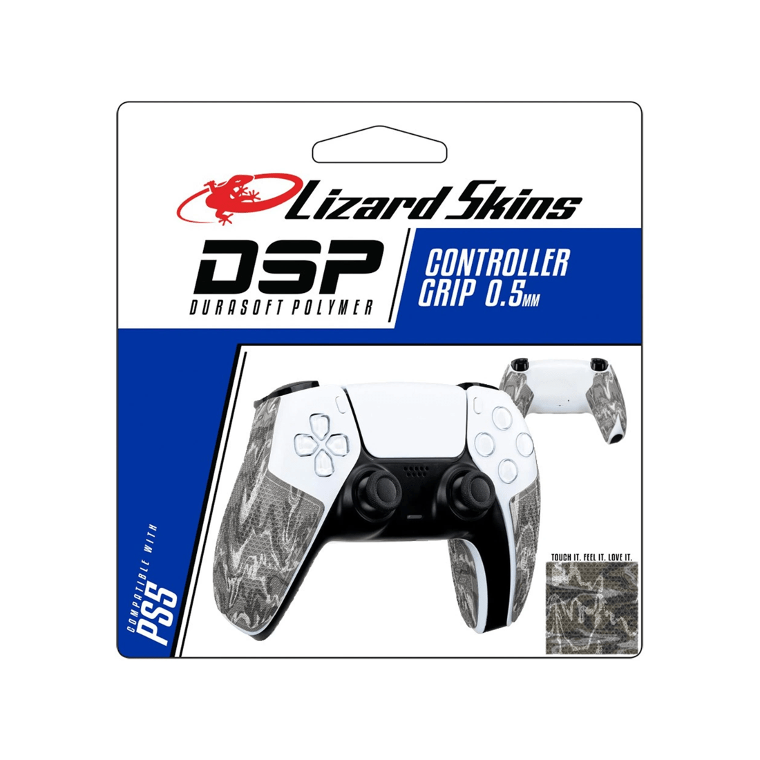 1 Lizard Skins DSP Skin for PS5 Controller - Phantom Camo - Grey, 1 of 6