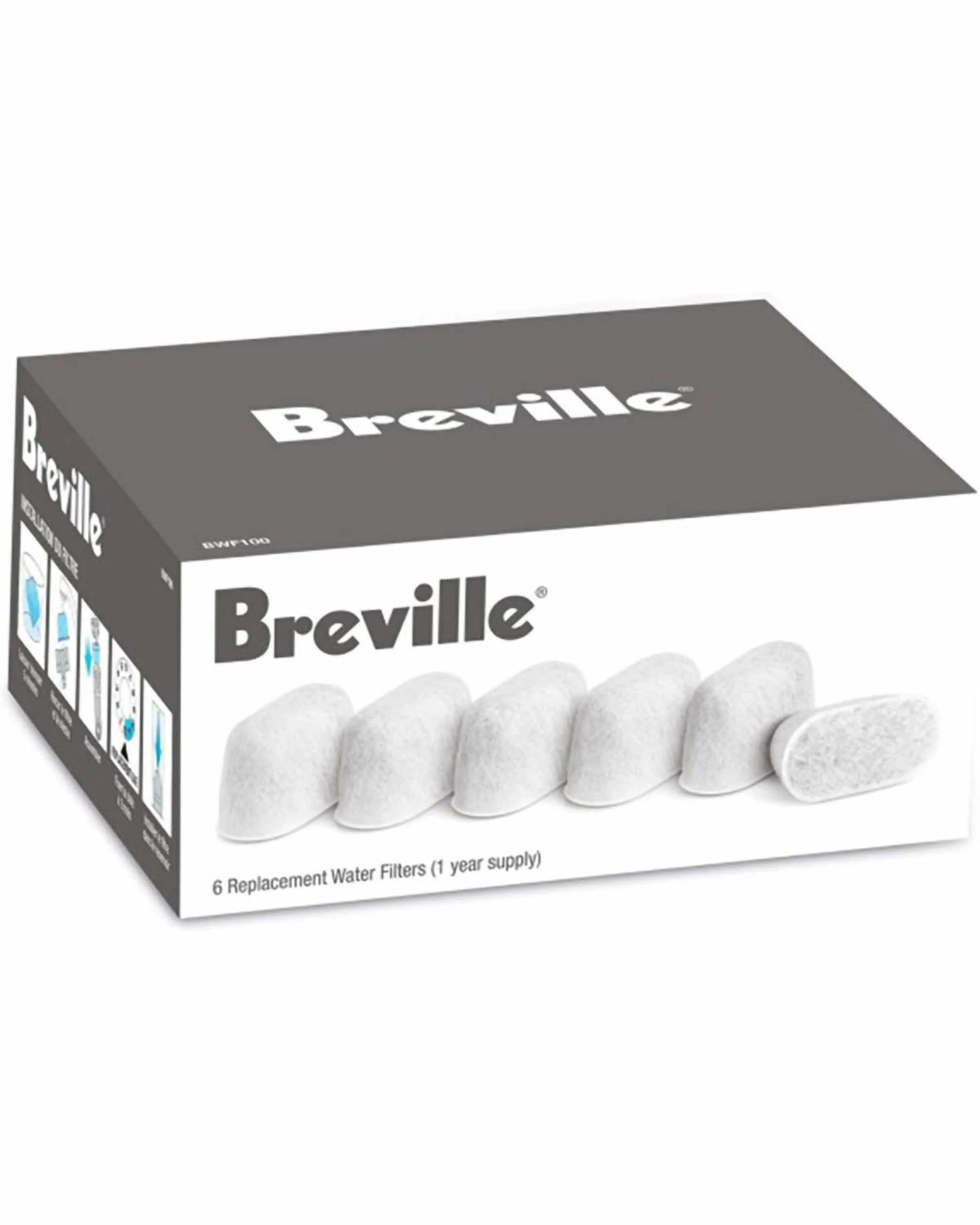 1 Breville Charcoal Water Filters (6 Pack), 1 of 1
