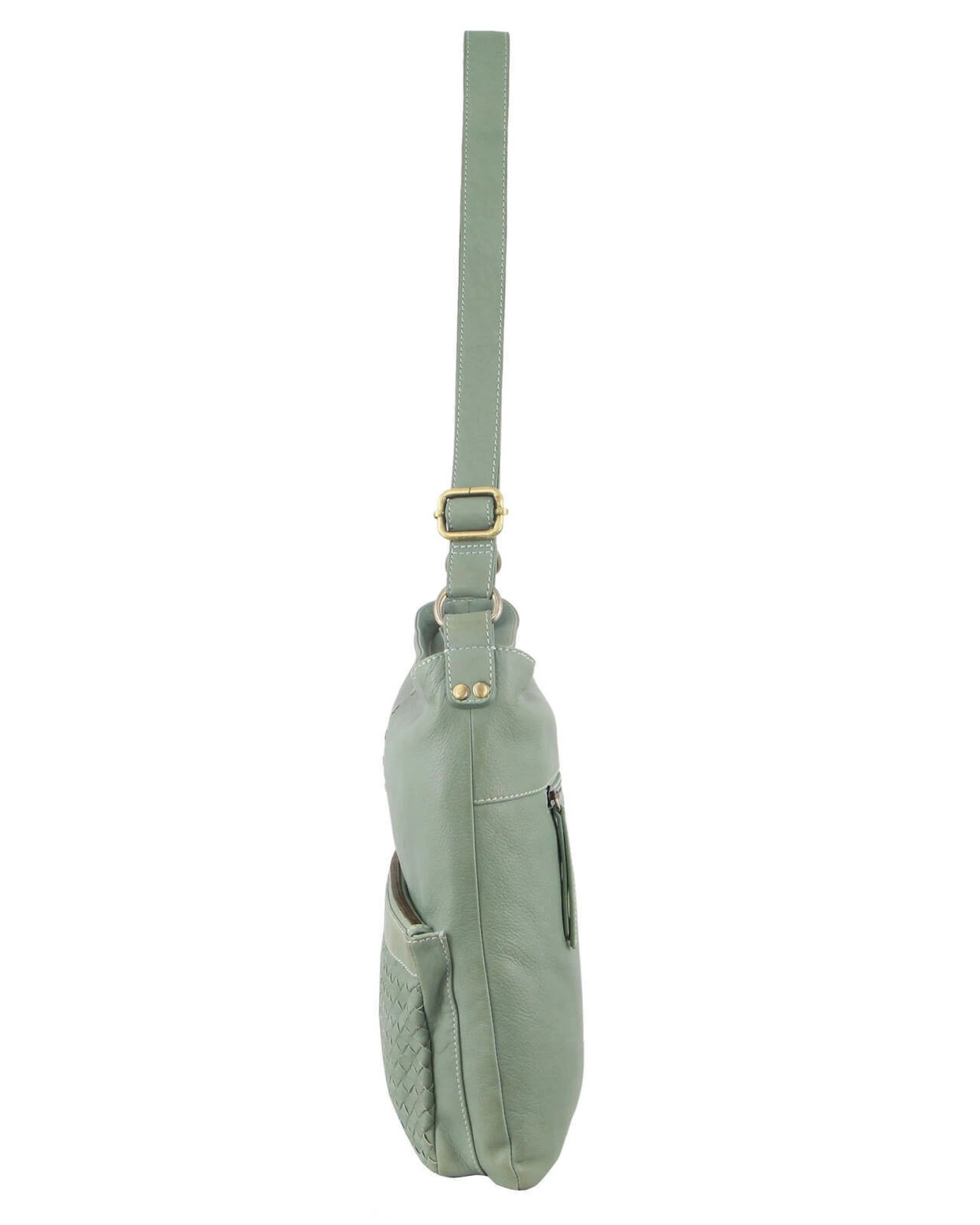 8 Pierre Cardin 3 Pack Womens Woven CrossBody Bag in Mint Green - One Size - Green, 8 of 8