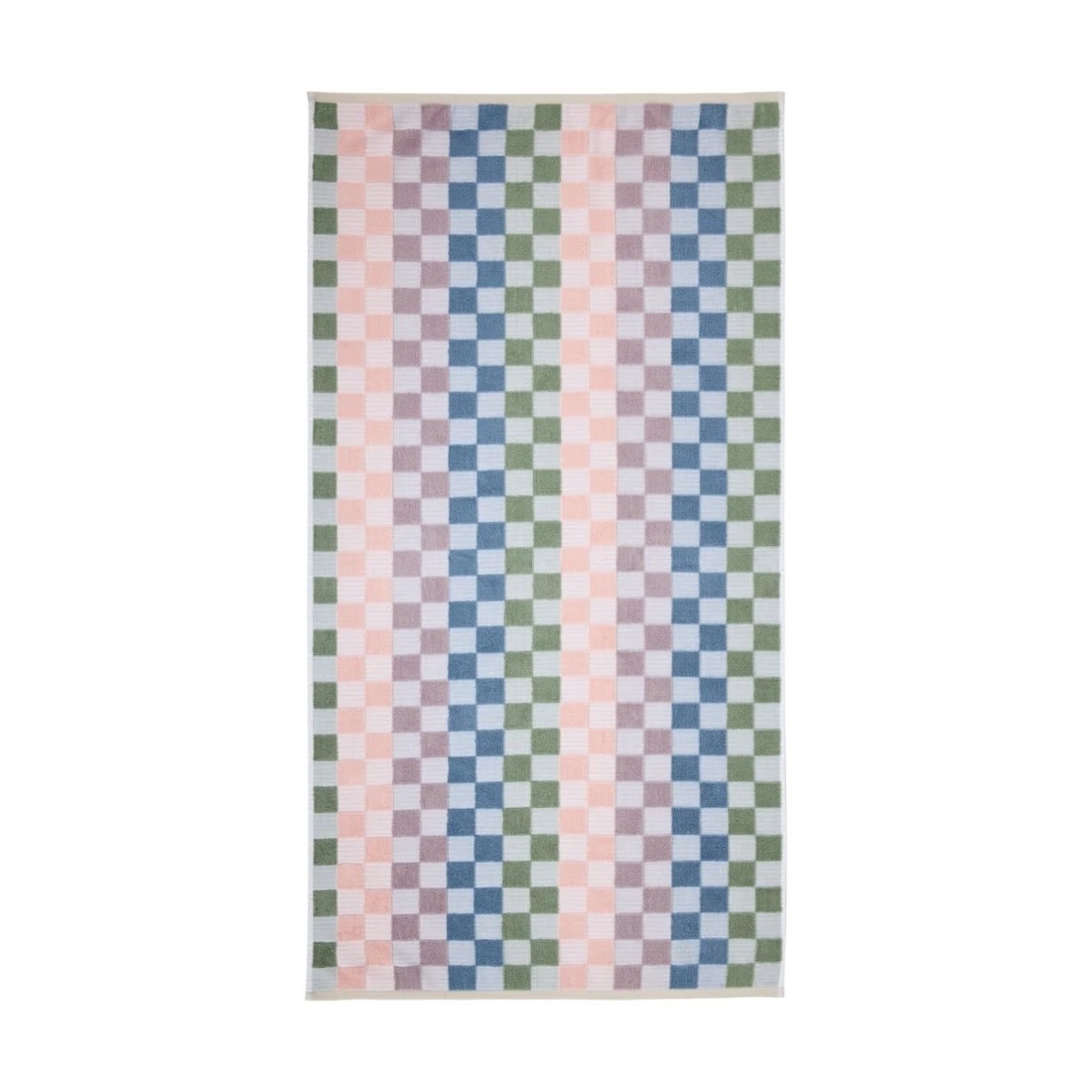 3 Check Cotton Bath Towel, 3 of 6