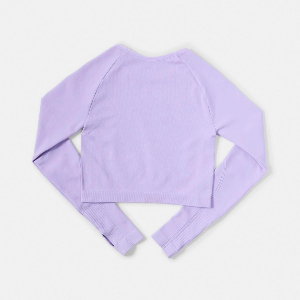 9 Active Long Sleeve Seamfree Top Ptl Purple, 9 of 9