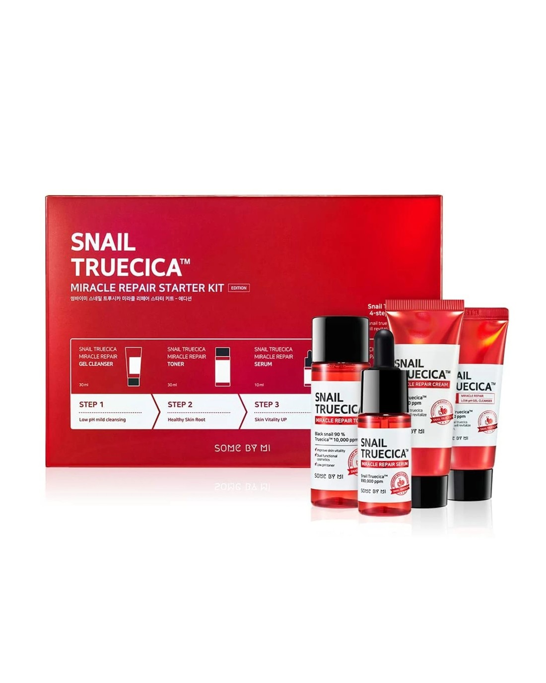 Somebymi Snail Truecica Kit - 4 Pieces - Multicolour - Kmart