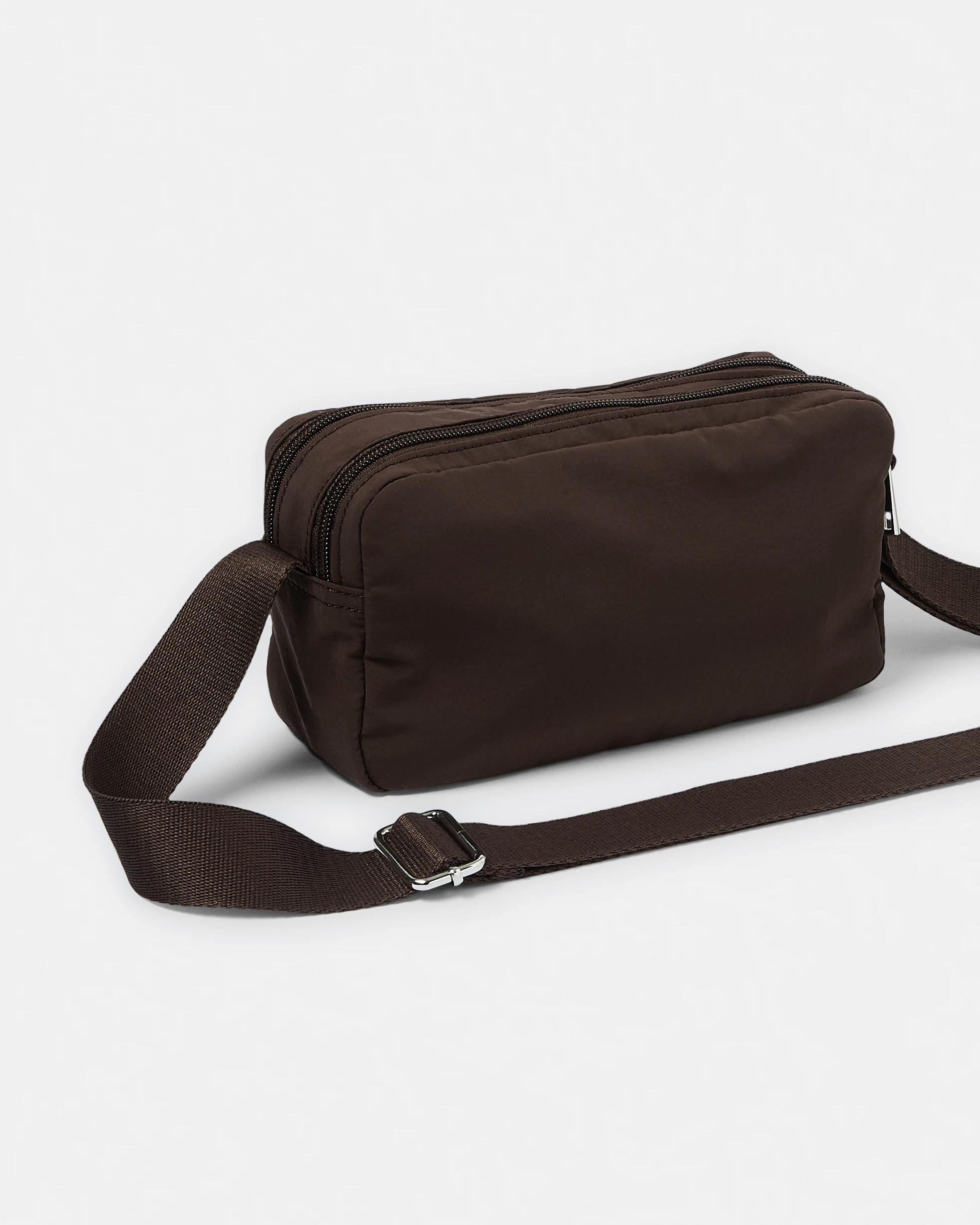 3 Urban Zip Crossbody Bag Deep Choc, 3 of 6