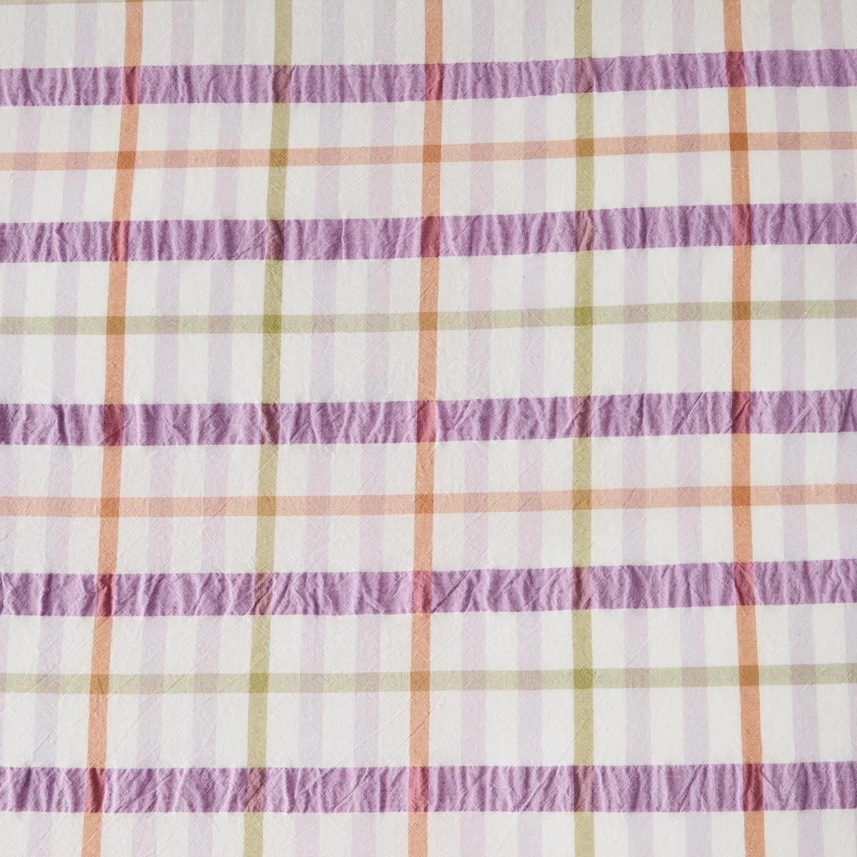 7 Isha Gingham Cotton Reversible Quilt Cover Set - Super King Bed, 7 of 7