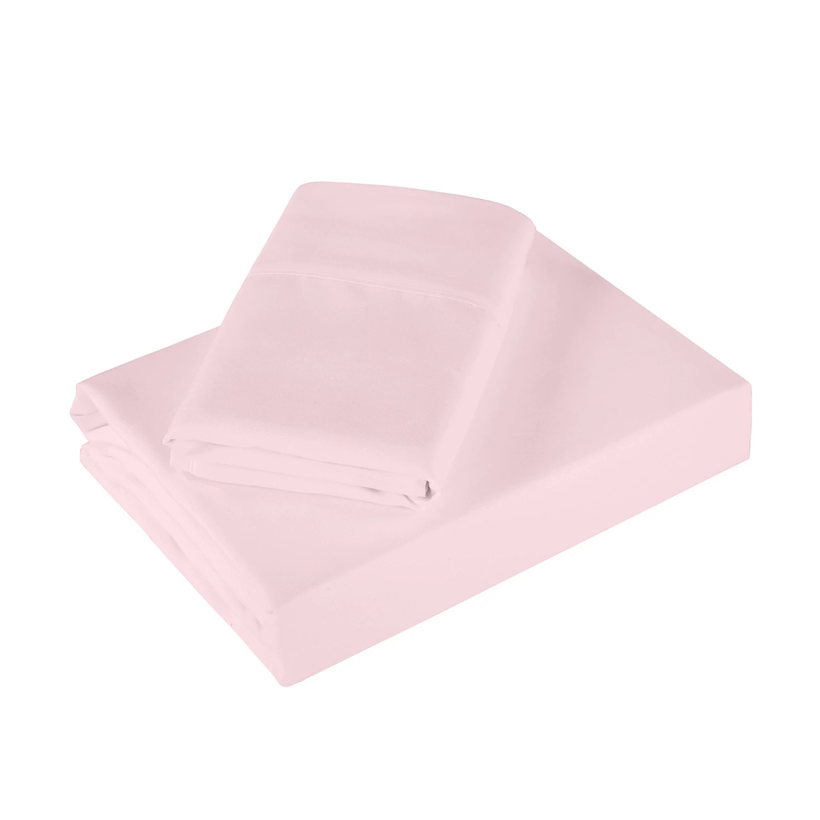 1 Royal Comfort 1200 Thread Count Sheet Set 4 Piece Ultra Soft Touch Bedding - Double Bed - Pink, 1 of 4