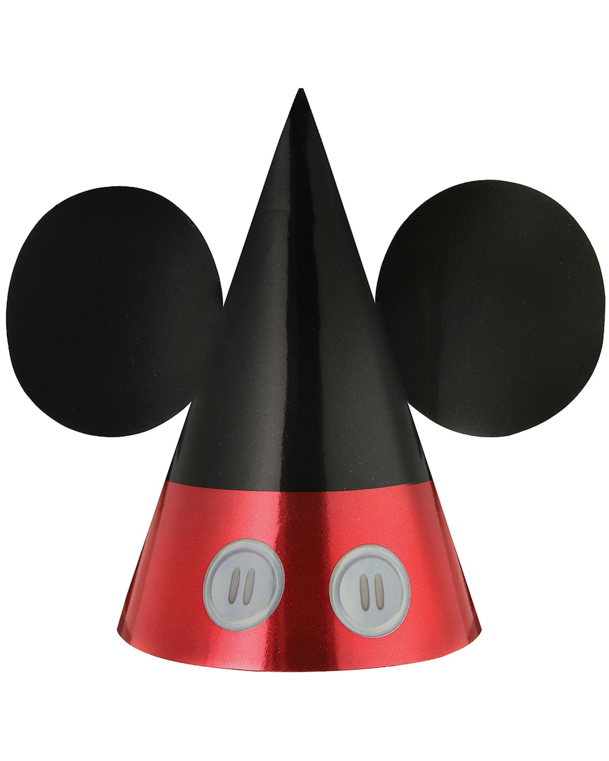 1 Amscan Mickey Mouse Forever Party Hats Pack of 8, 1 of 1