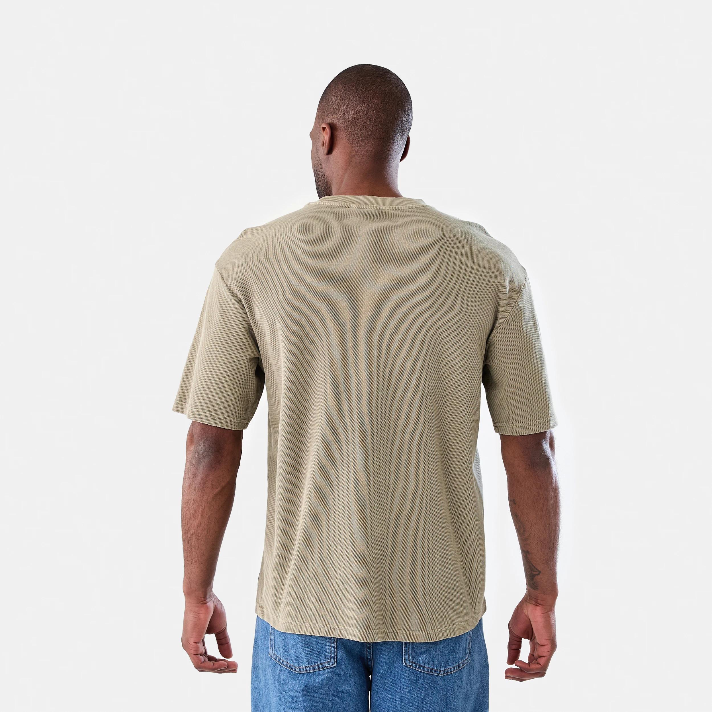 3 Oversized Pique Knit T-shirt Grn Piclne, 3 of 6