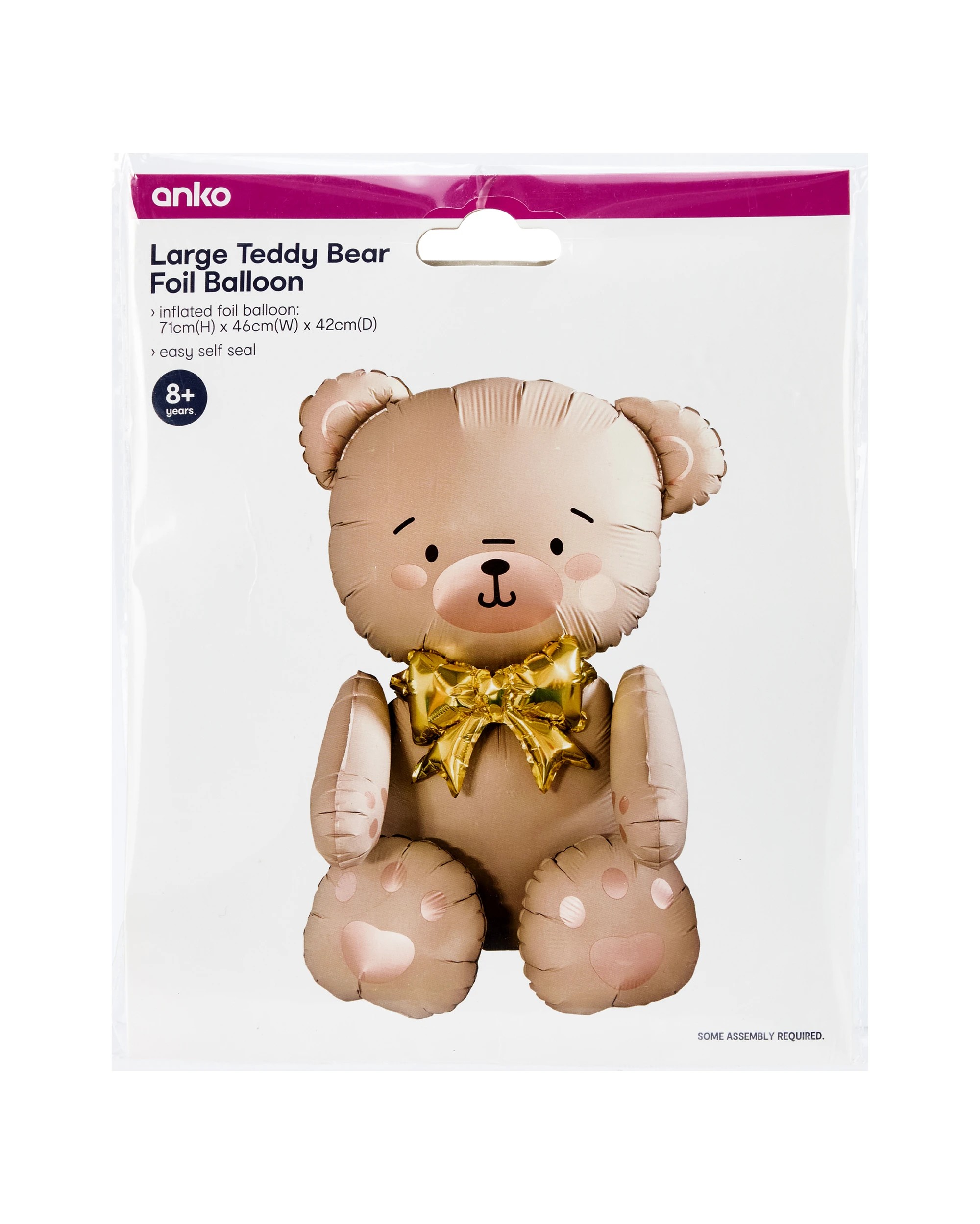 10 Large Teddy Bear Foil Balloon, 10 of 10