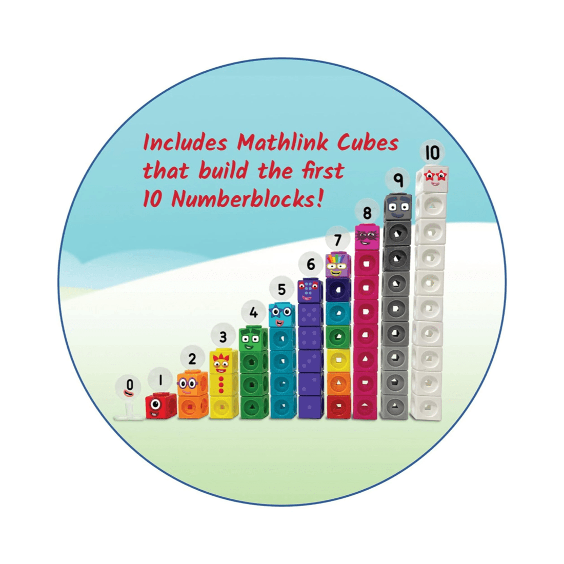 4 Hand2Mind Mathlink Cubes Numberblocks 1-10 Activity Set, 4 of 6