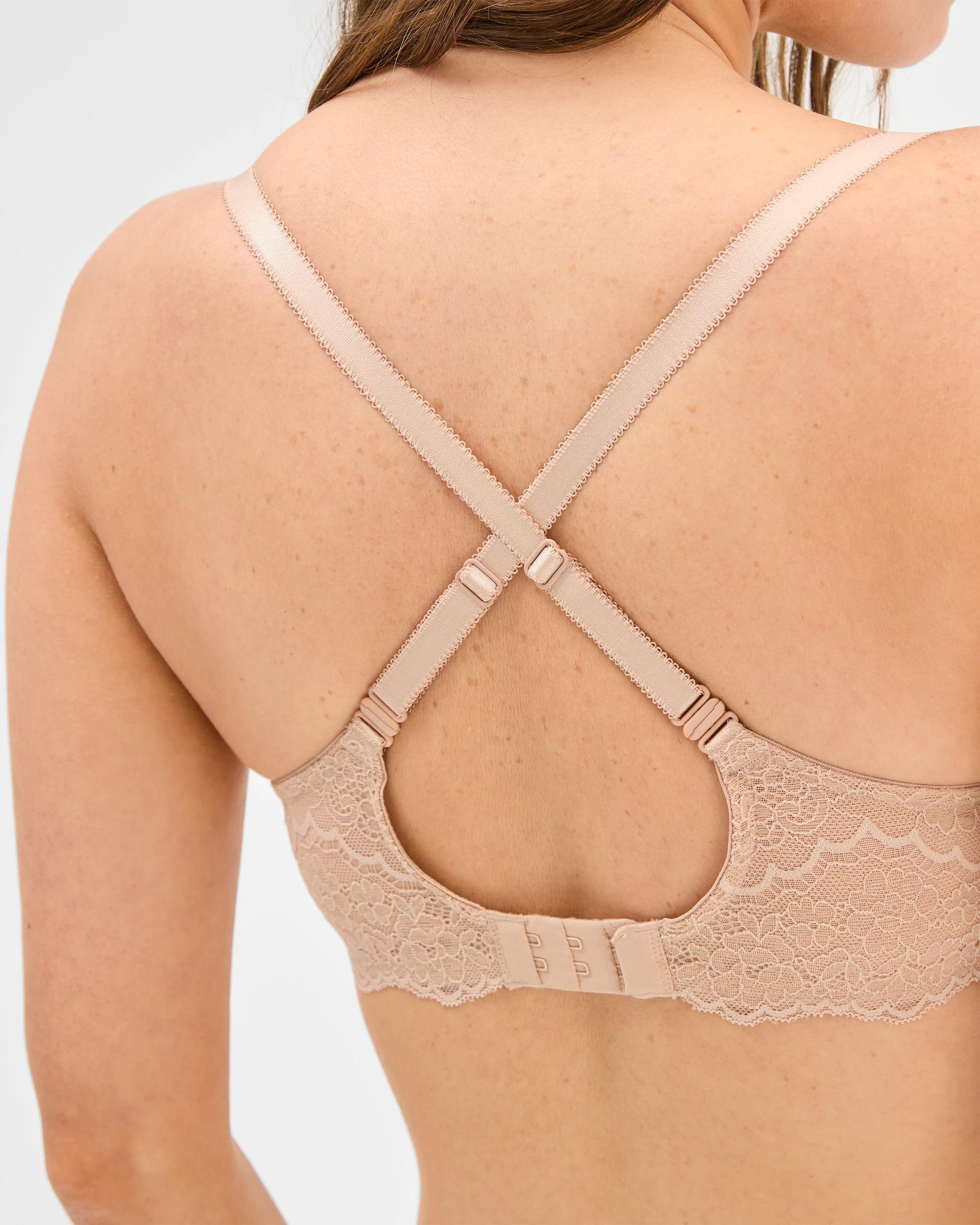 4 Target Womens Lace Contour Push Up Underwire Bra LATTE, 4 of 4