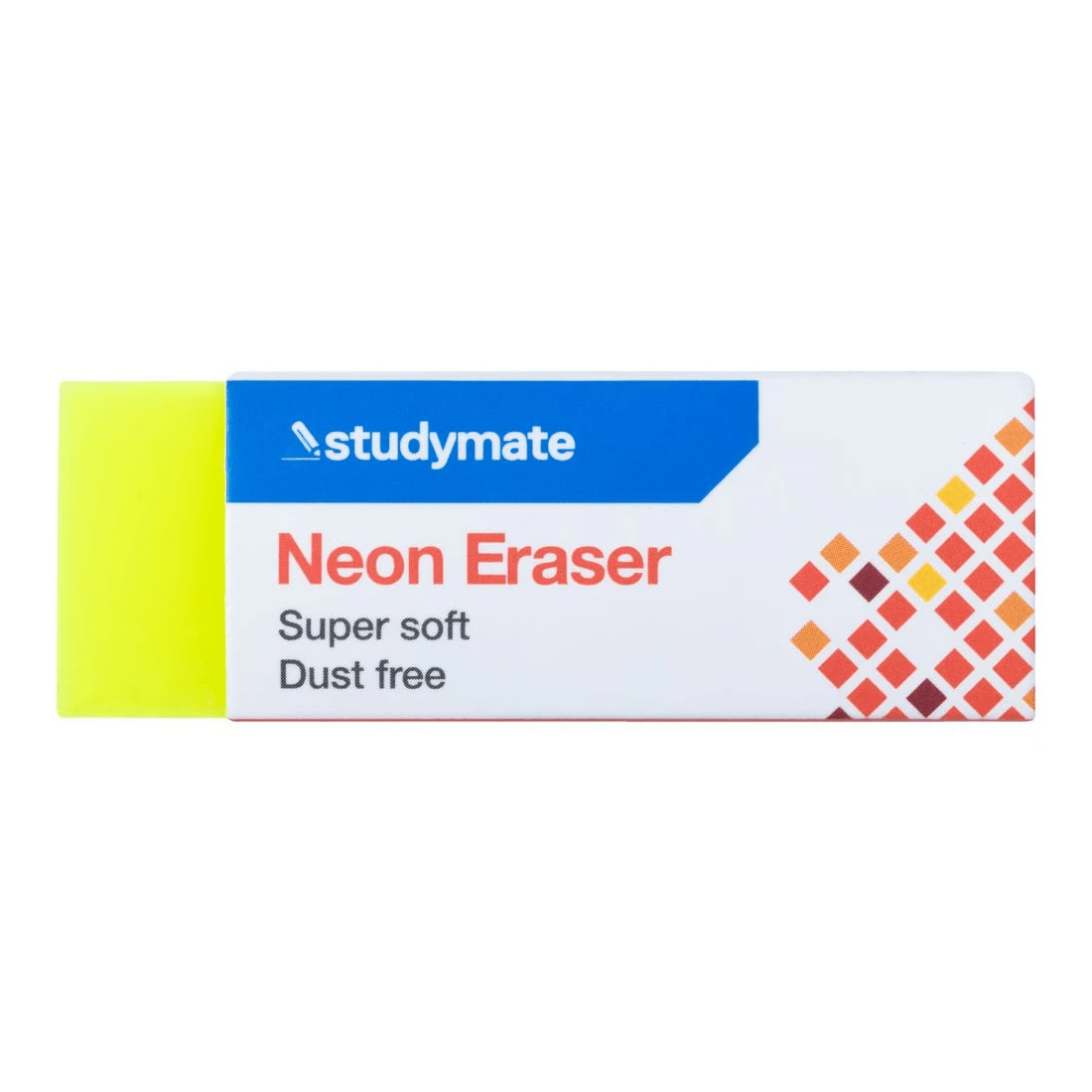 2 Studymate Neon Eraser Yellow, 2 of 4