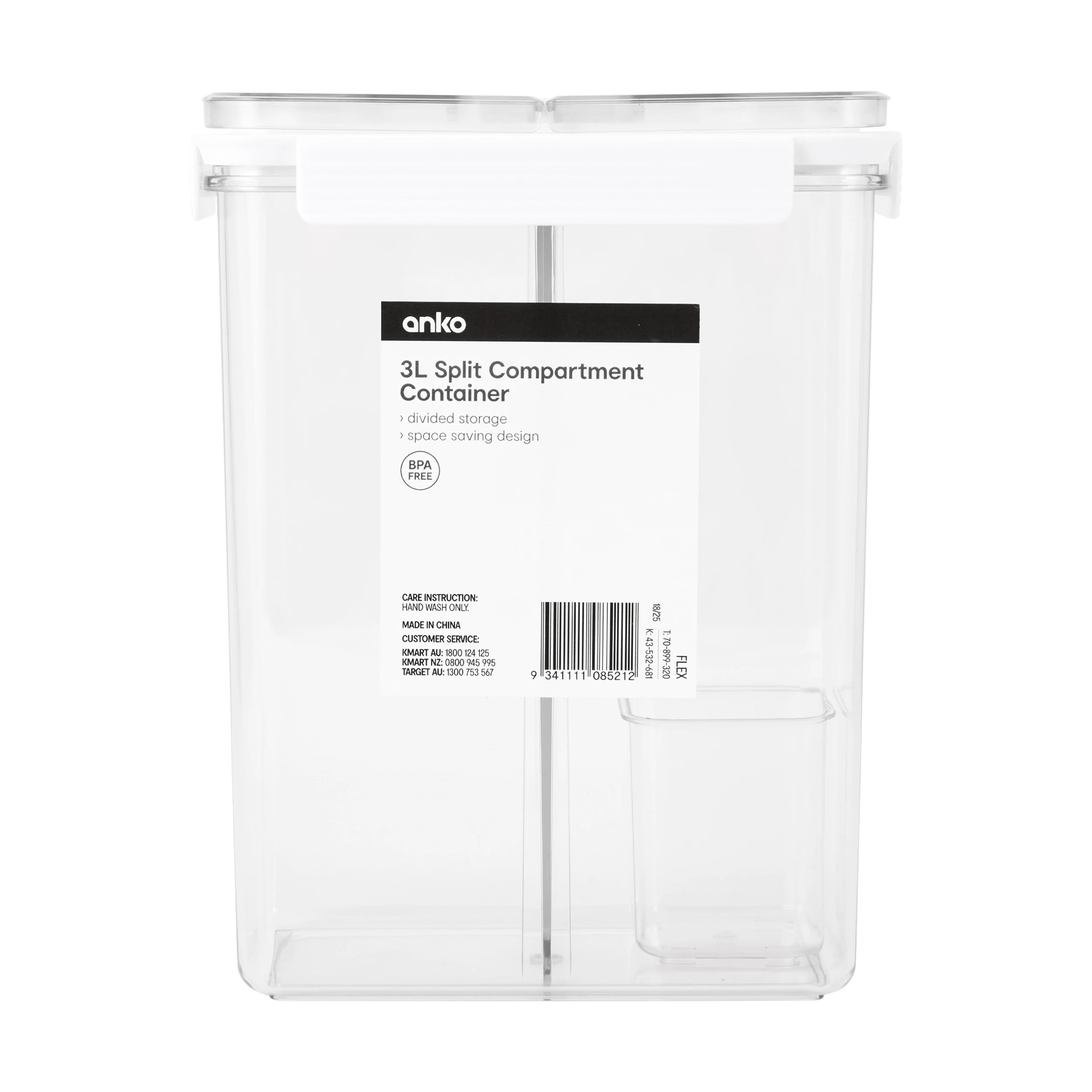 5 3L Split Compartment Container, 5 of 5