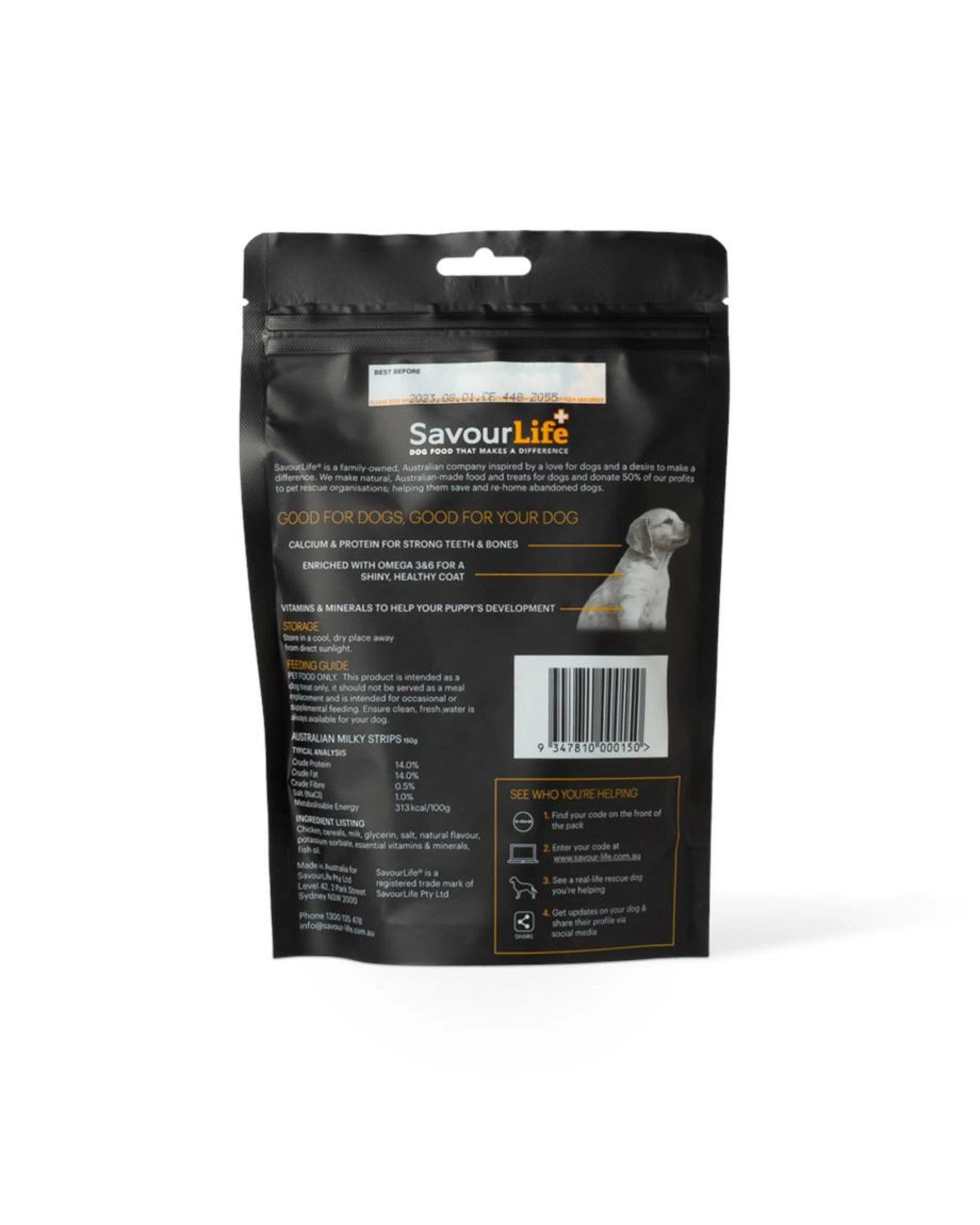 2 Savourlife Australian Milky Strips 150g, 2 of 2