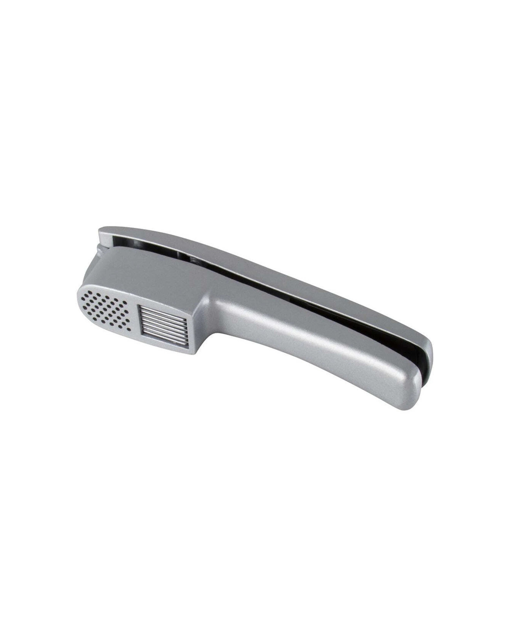 1 Avanti Aluminium Garlic Press and Slicer Kitchen Mincer Dual Chamber Cast Aluminium - Silver, 1 of 1