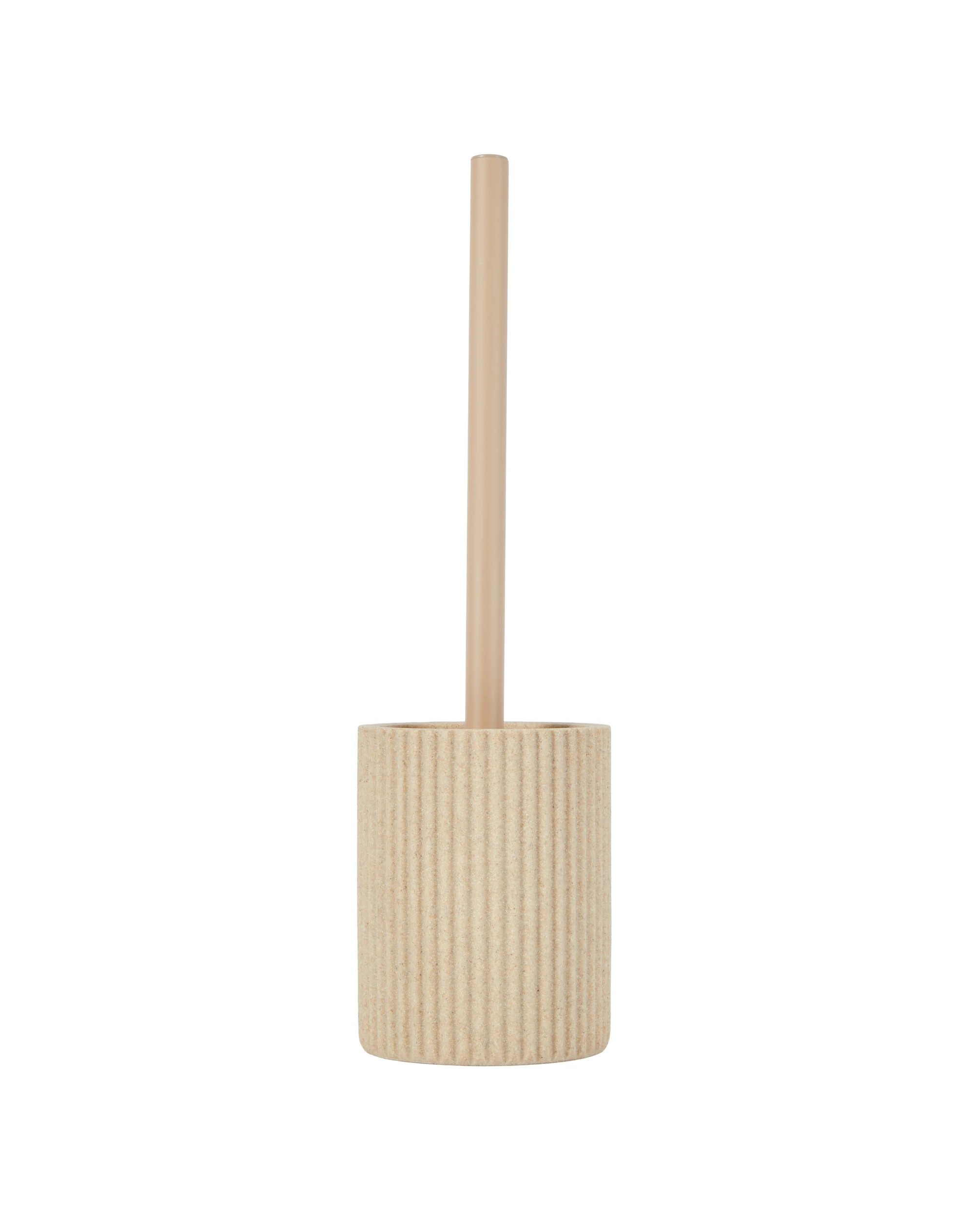 6 Natural Fluted Toilet Brush Set, 6 of 7