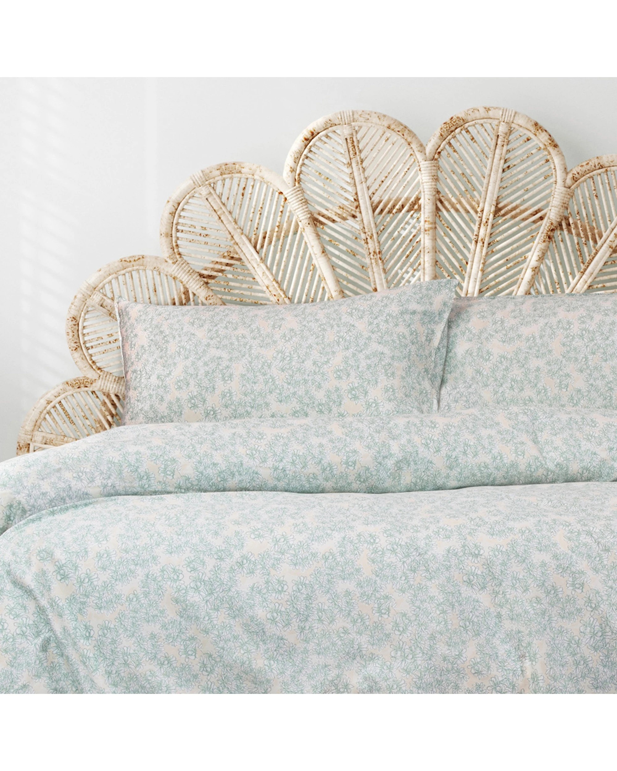 2 Ardor Boudoir Queen Isla Cotton 250TC Quilt Cover Set Spritz - Pattern, 2 of 3