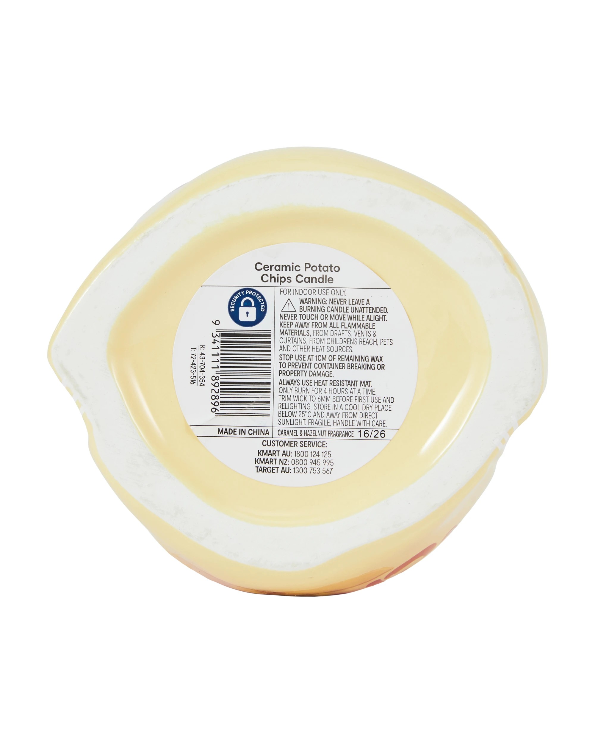 5 Ceramic Potato Chips Candle, 5 of 5