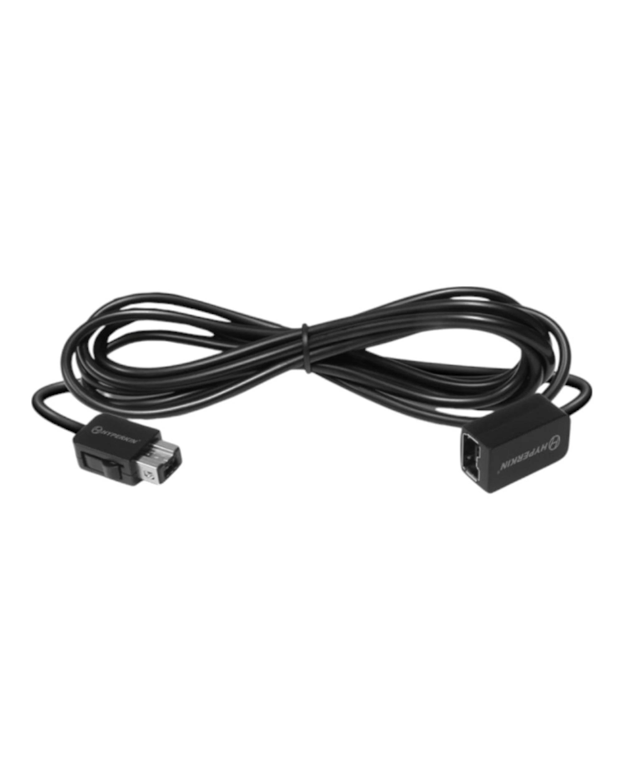 3 Hyperkin NES/Wii 6ft Extension Cable - Black, 3 of 4