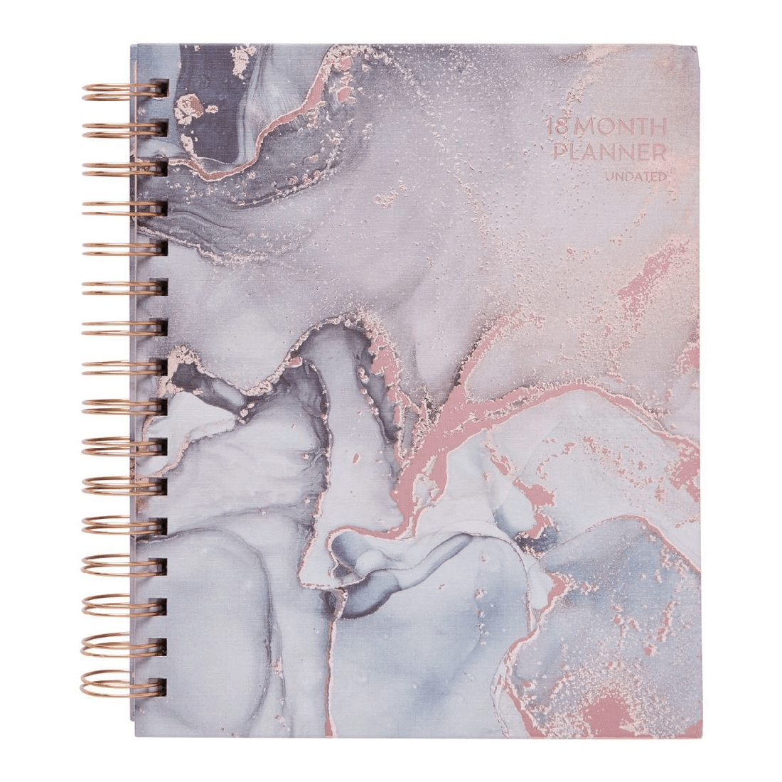 1 Otto 18 Month Undated Planner Marble, 1 of 8