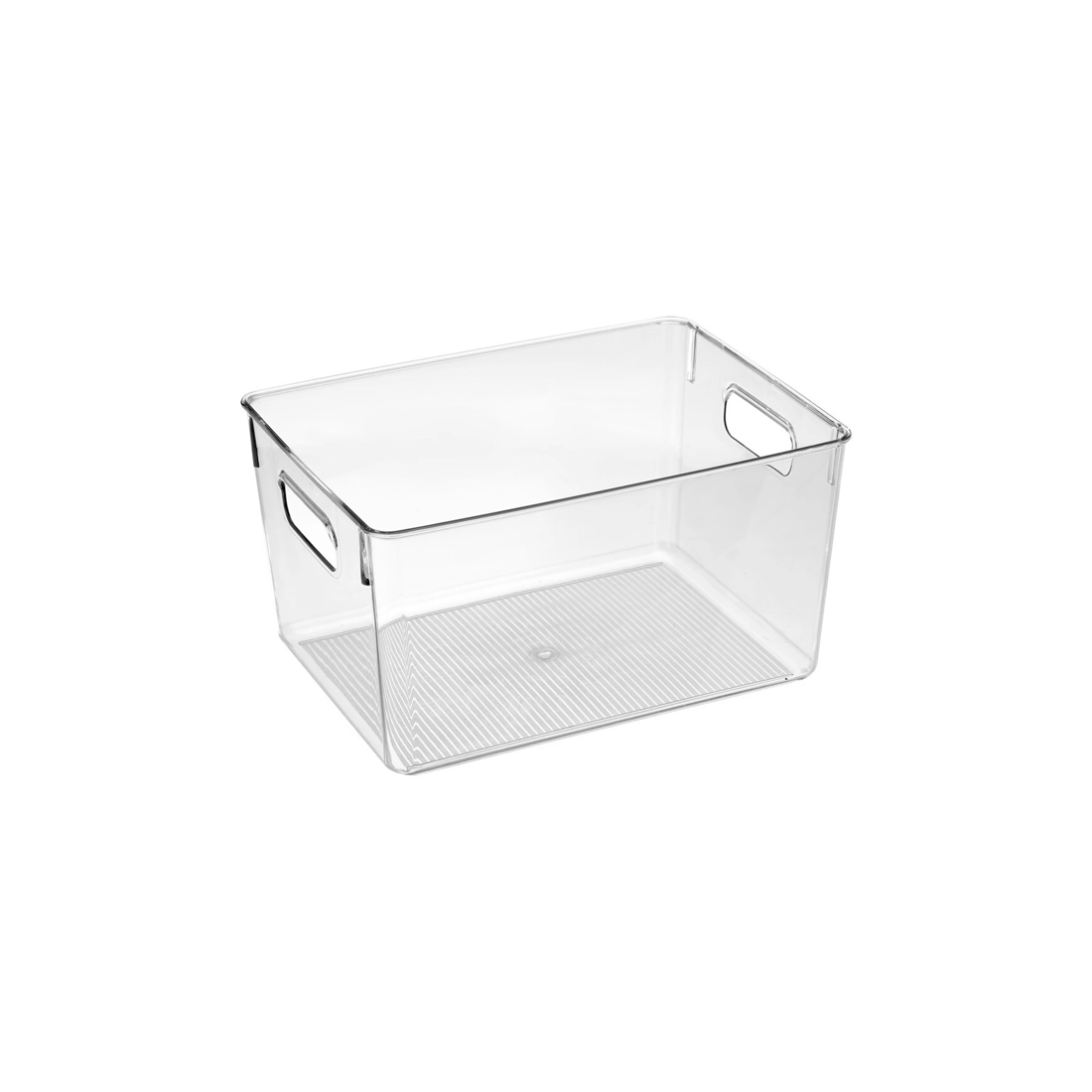 3 3x Boxsweden Crystal Storage Container - Large Handles Plastic 28x20x15cm
 - plain, 3 of 3