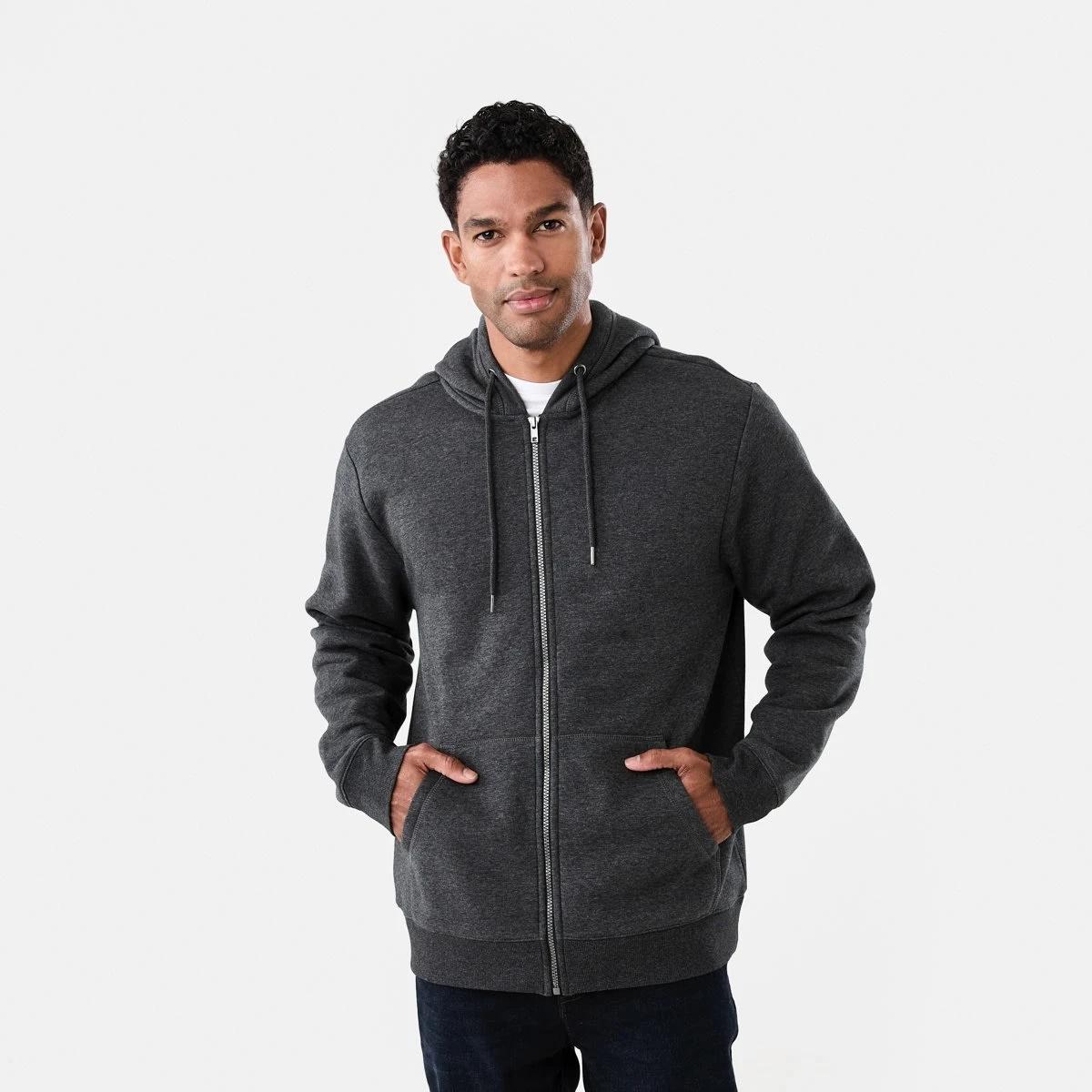 2 Comfort Zip Through Hoodie Gry Chmrle, 2 of 7