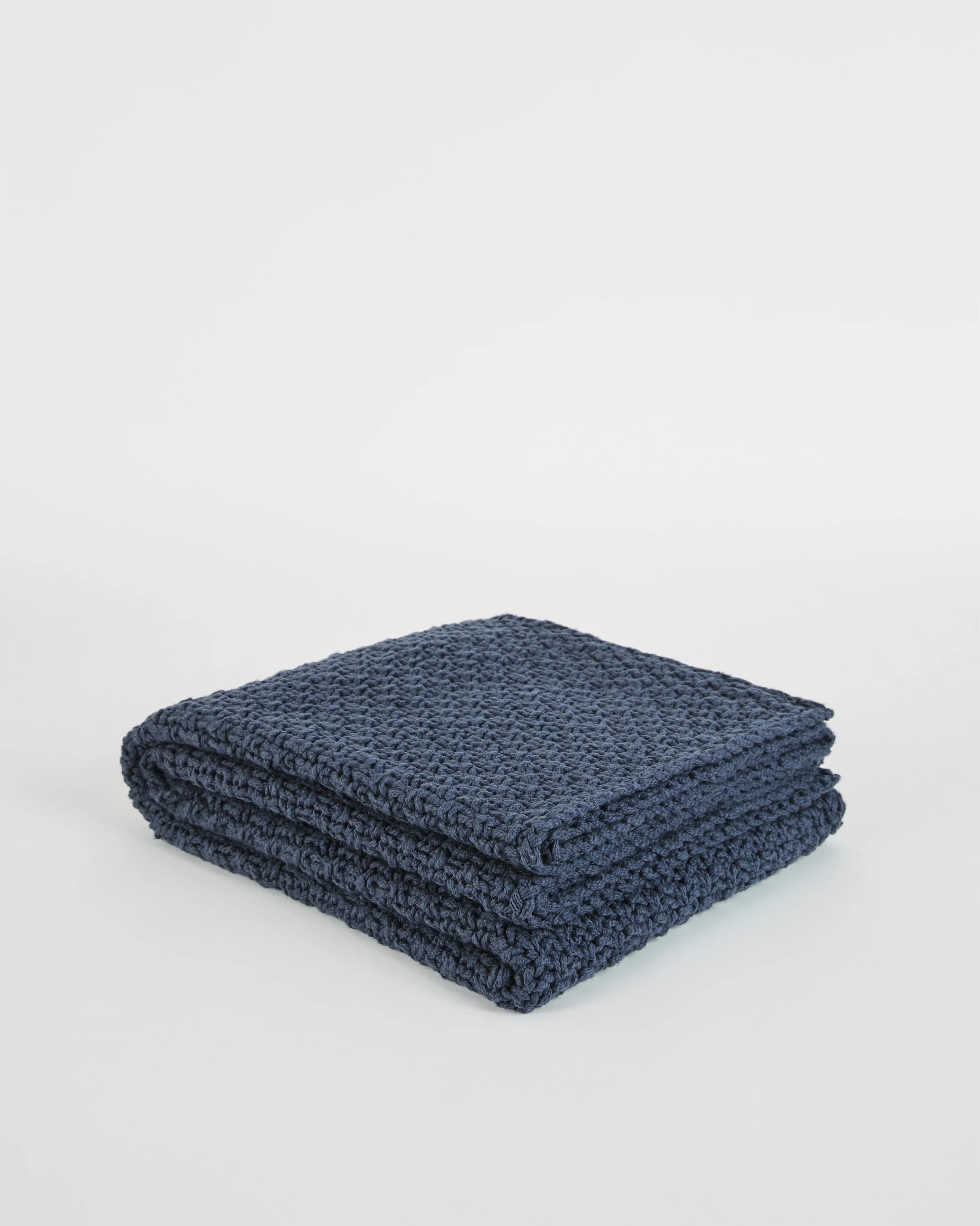 1 Target Dolly Chunky Textured Knit Throw - Queen Bed - Blue, 1 of 3