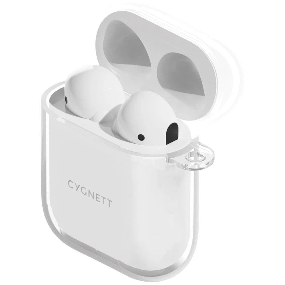 1 Cygnett AeroShield Protective Case AirPods 1/2 Clear, 1 of 3