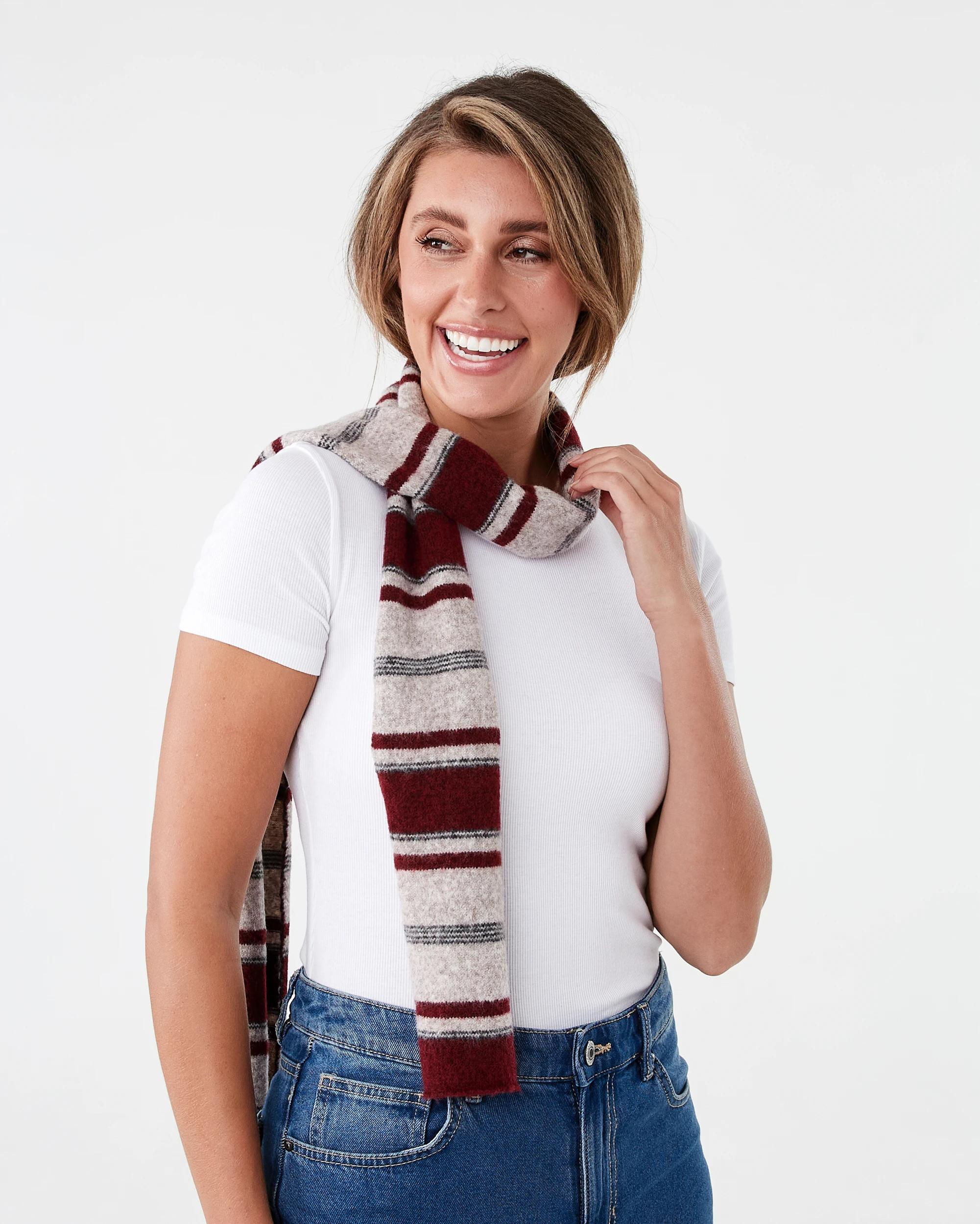 3 Skinny Scarf Oat Strp, 3 of 3