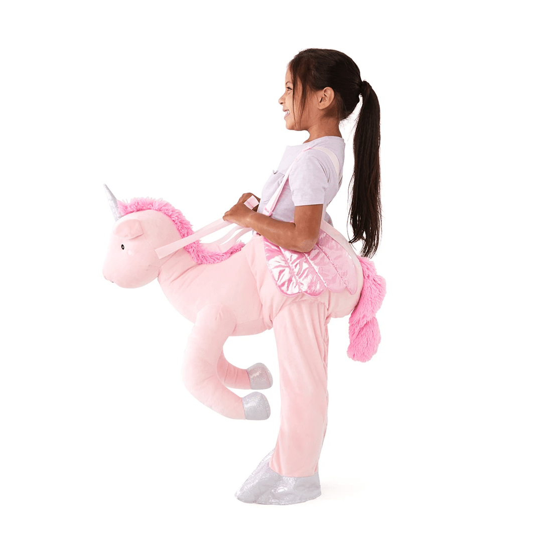 3 Unicorn Ride On Costume - Ages 4-6, 3 of 9