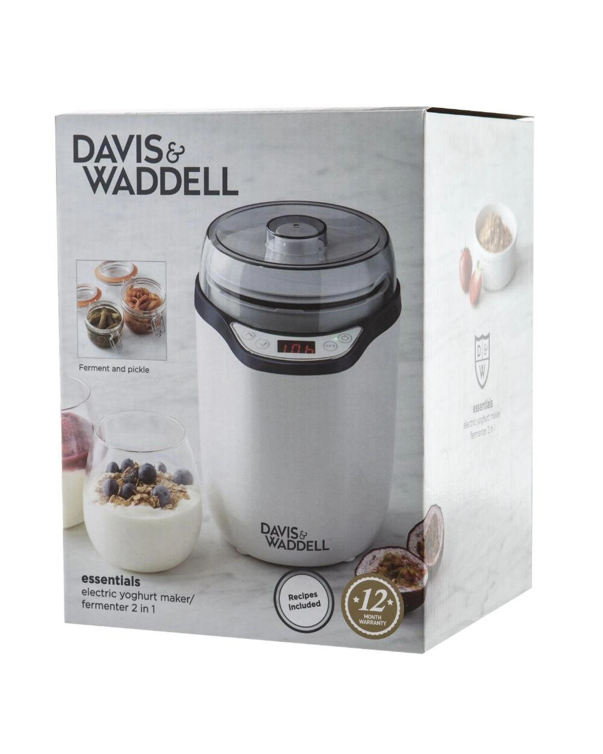 7 Davis & Waddell 2 in 1 Electric Yoghurt Maker Fermenter, 7 of 9