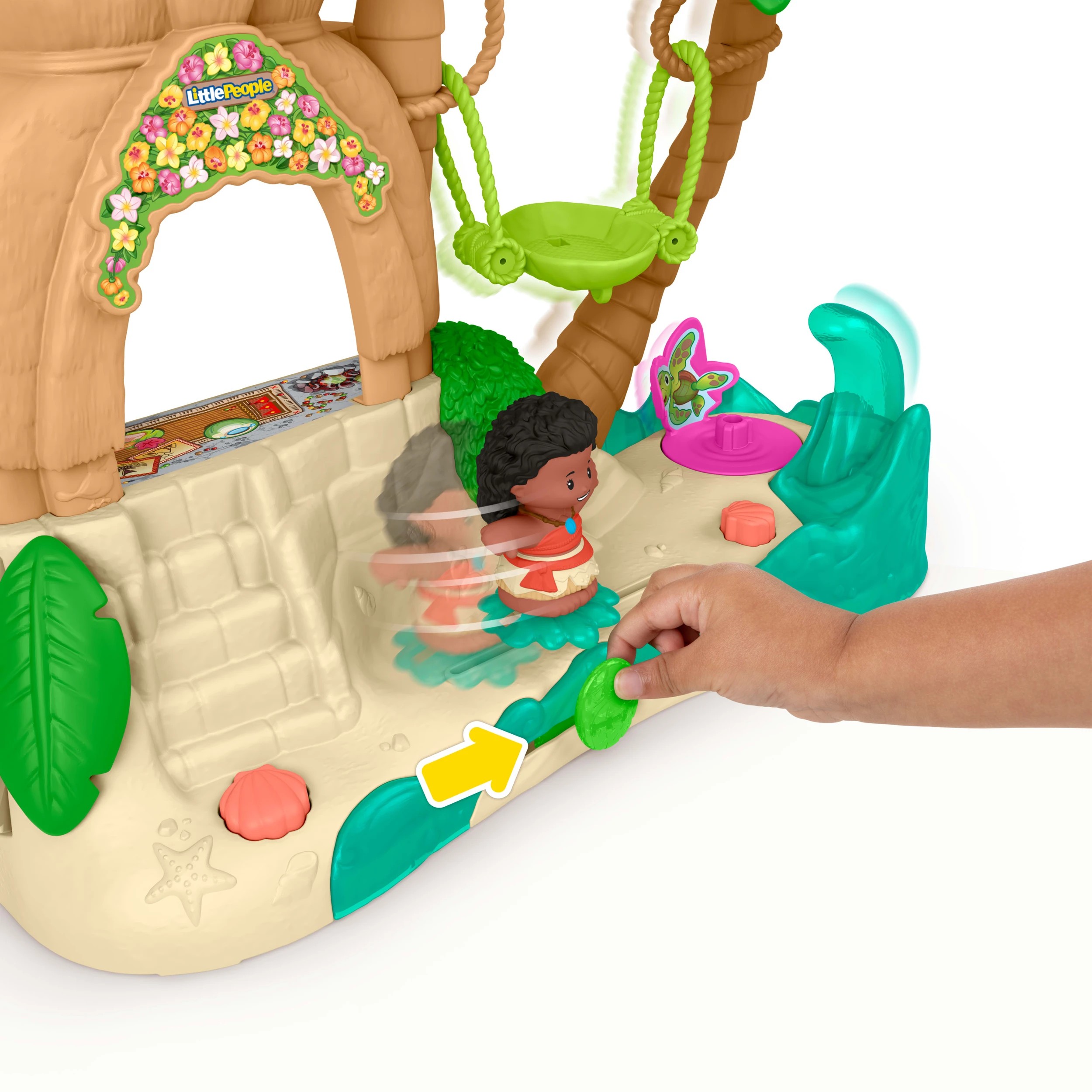 4 Fisher-Price Disney Princess Moana Little People Adventure Village Playset, 4 of 5