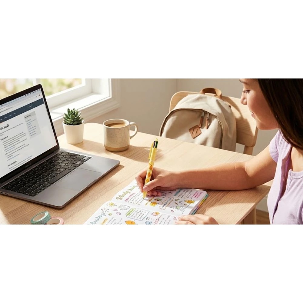 5 Bic 4-Colour Ballpoint Pen Fruitilicious 3 Pack, 5 of 5