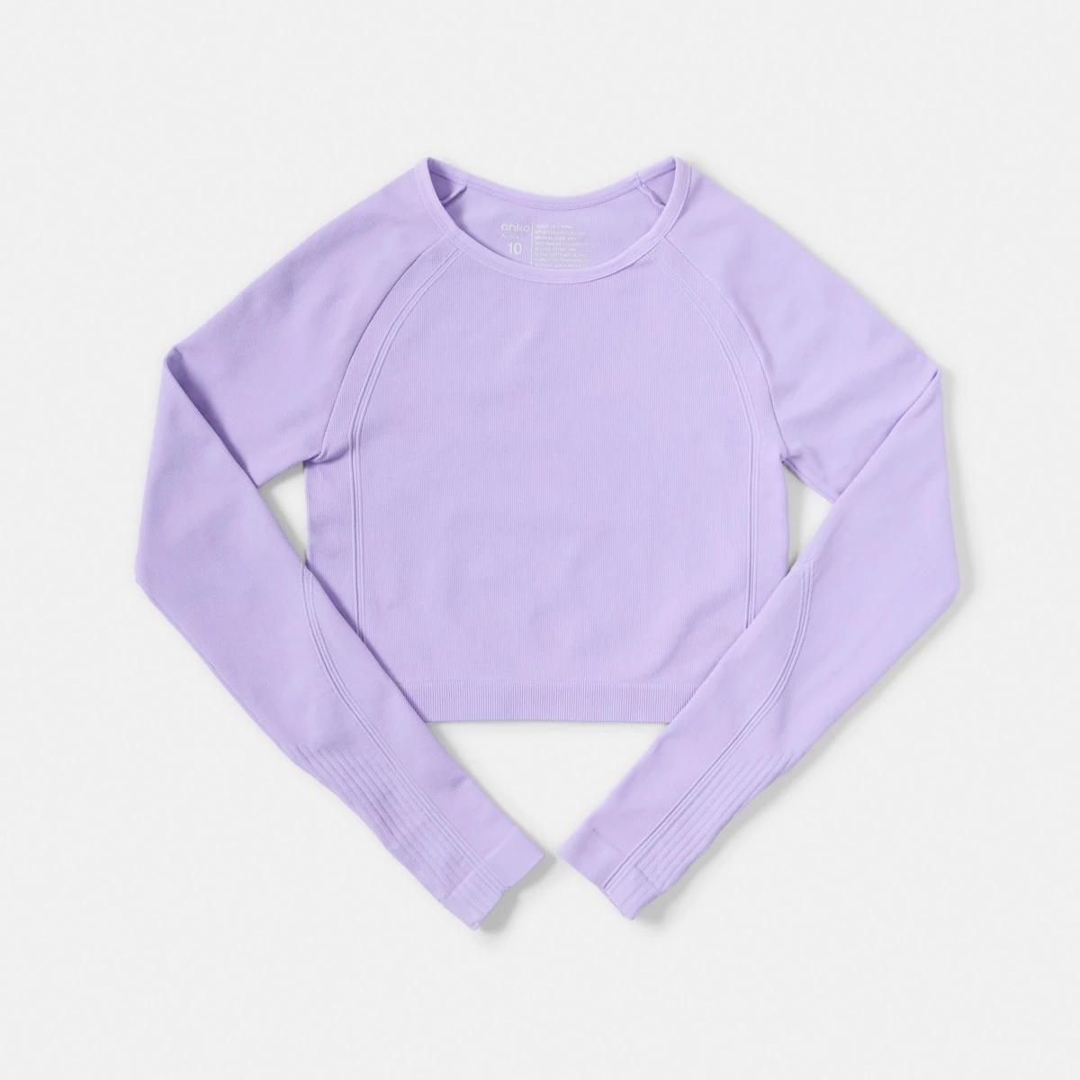 8 Active Long Sleeve Seamfree Top Ptl Purple, 8 of 9