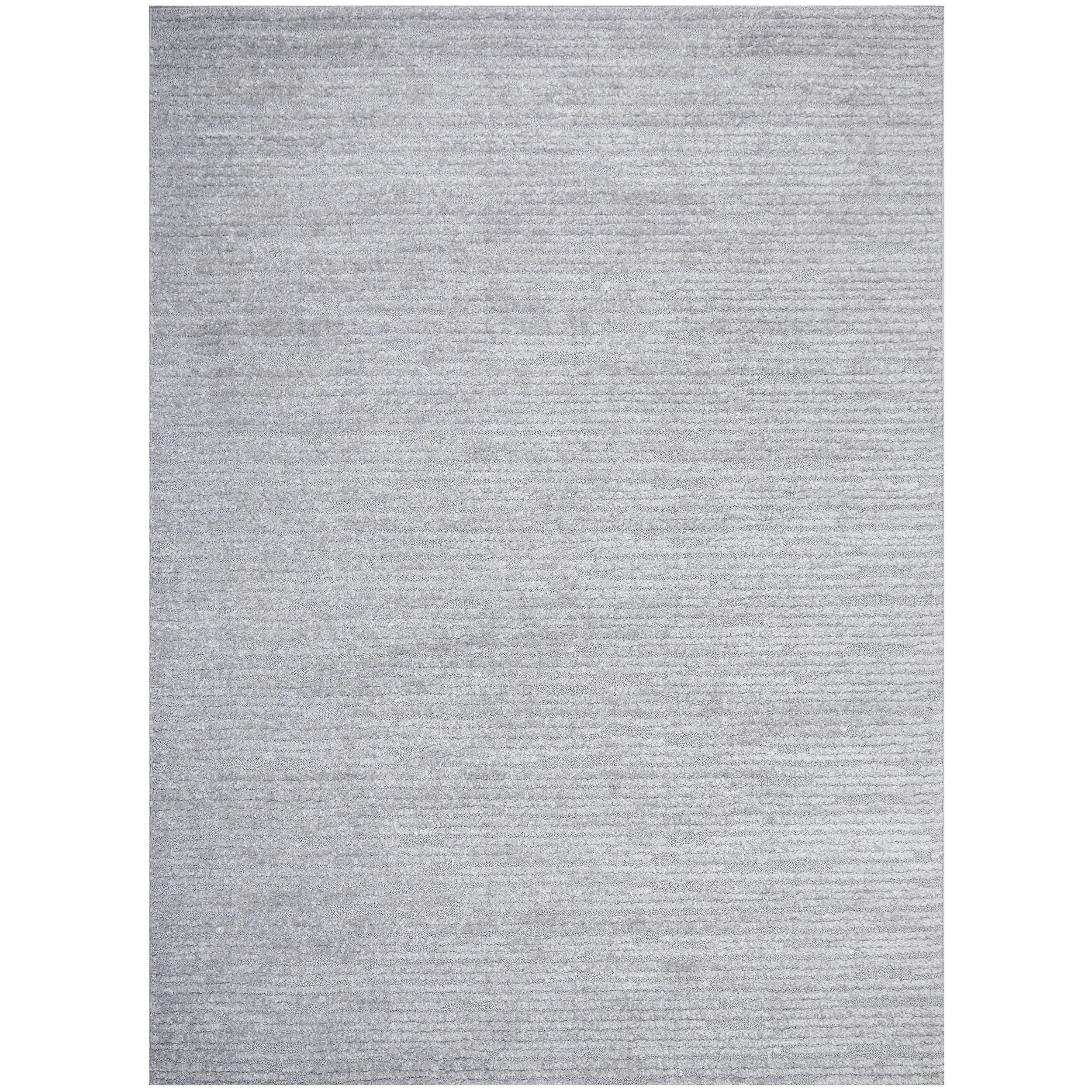 1 Common Ground Rugs Safflower Suri 290x200cm - Large Floor Rug - Silver, 1 of 7