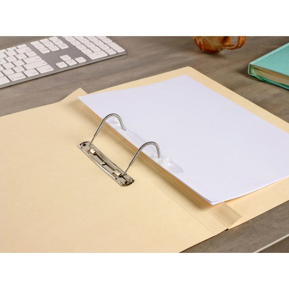 3 Avery Foolscap Spiral Spring File Buff with Black Print, 3 of 3