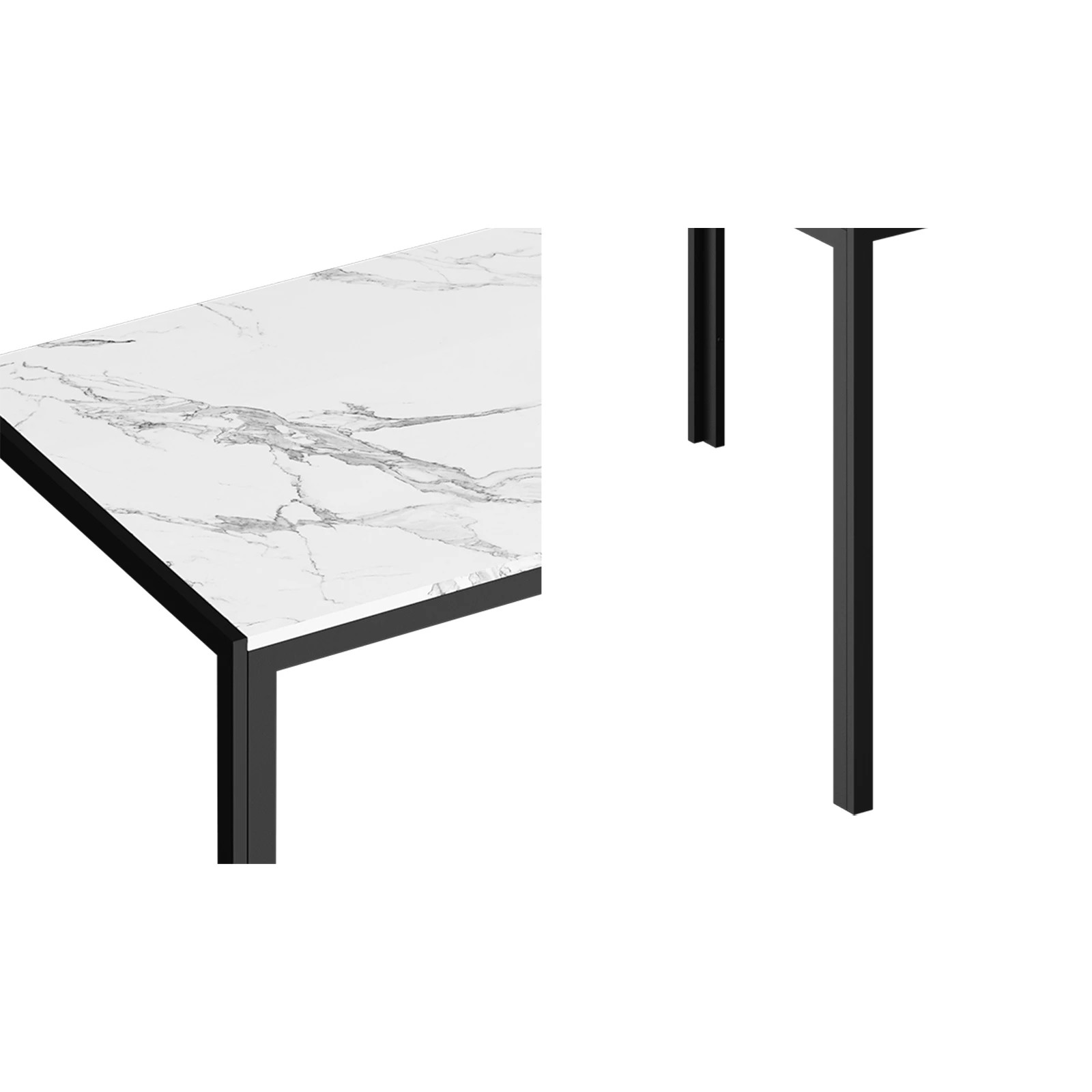 4 Oikiture 120cm Dining Table Rectangular Kitchen Table With Metal Leg
 - Multi, 4 of 9