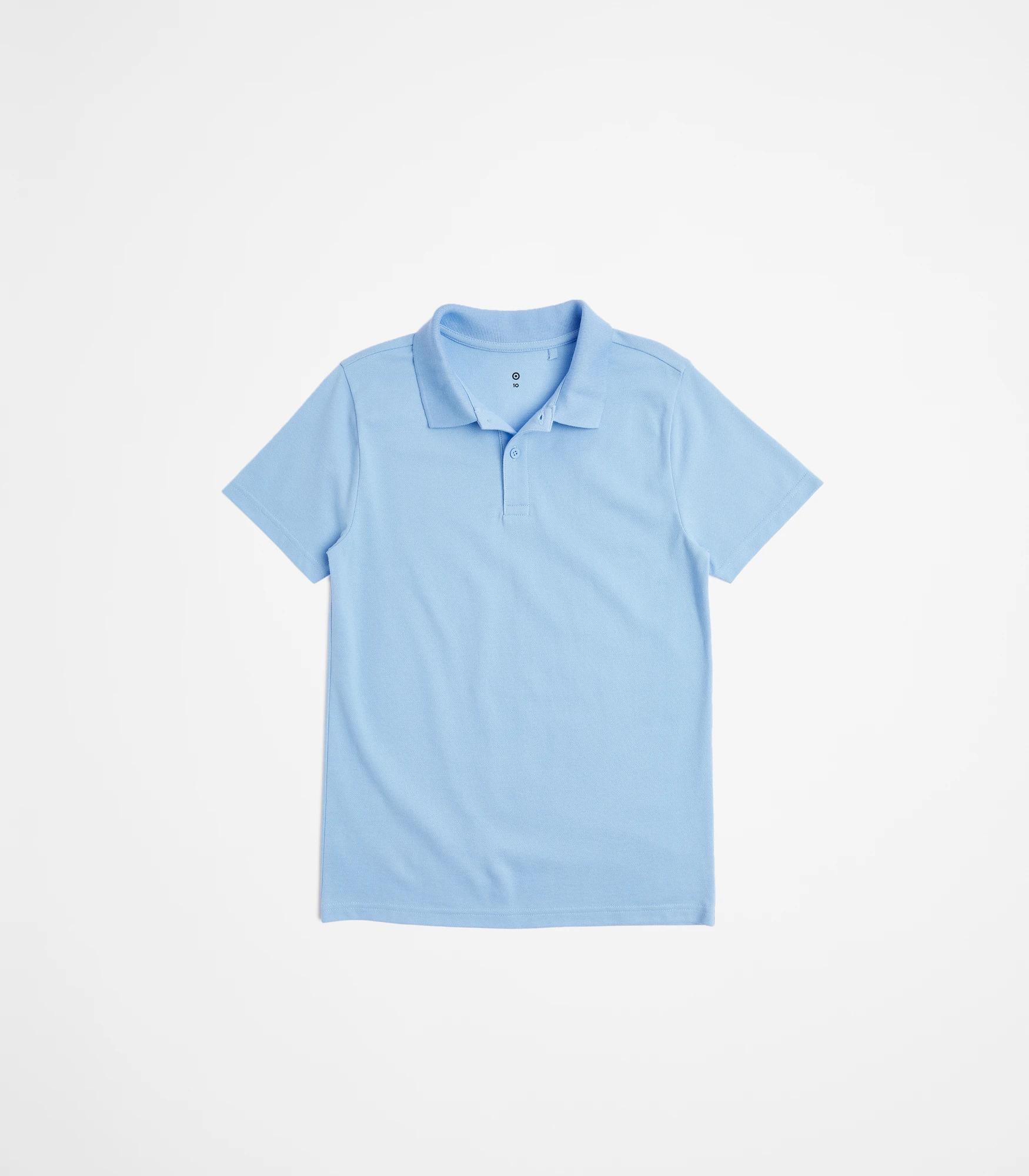 1 Target School Polo T-shirt LIGHT BLUE, 1 of 8