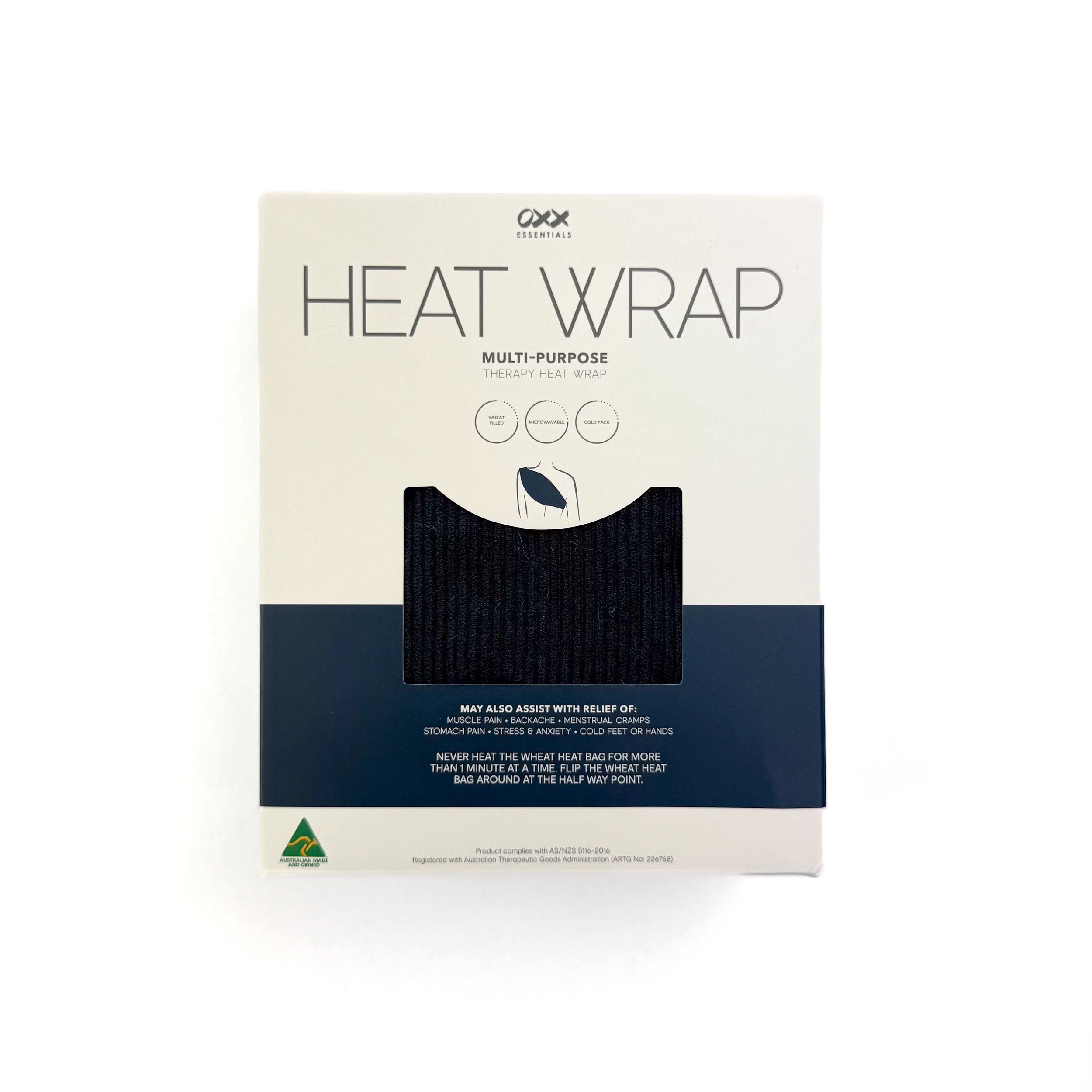 2 OXX Essentials Heat Wrap - Navy, 2 of 5