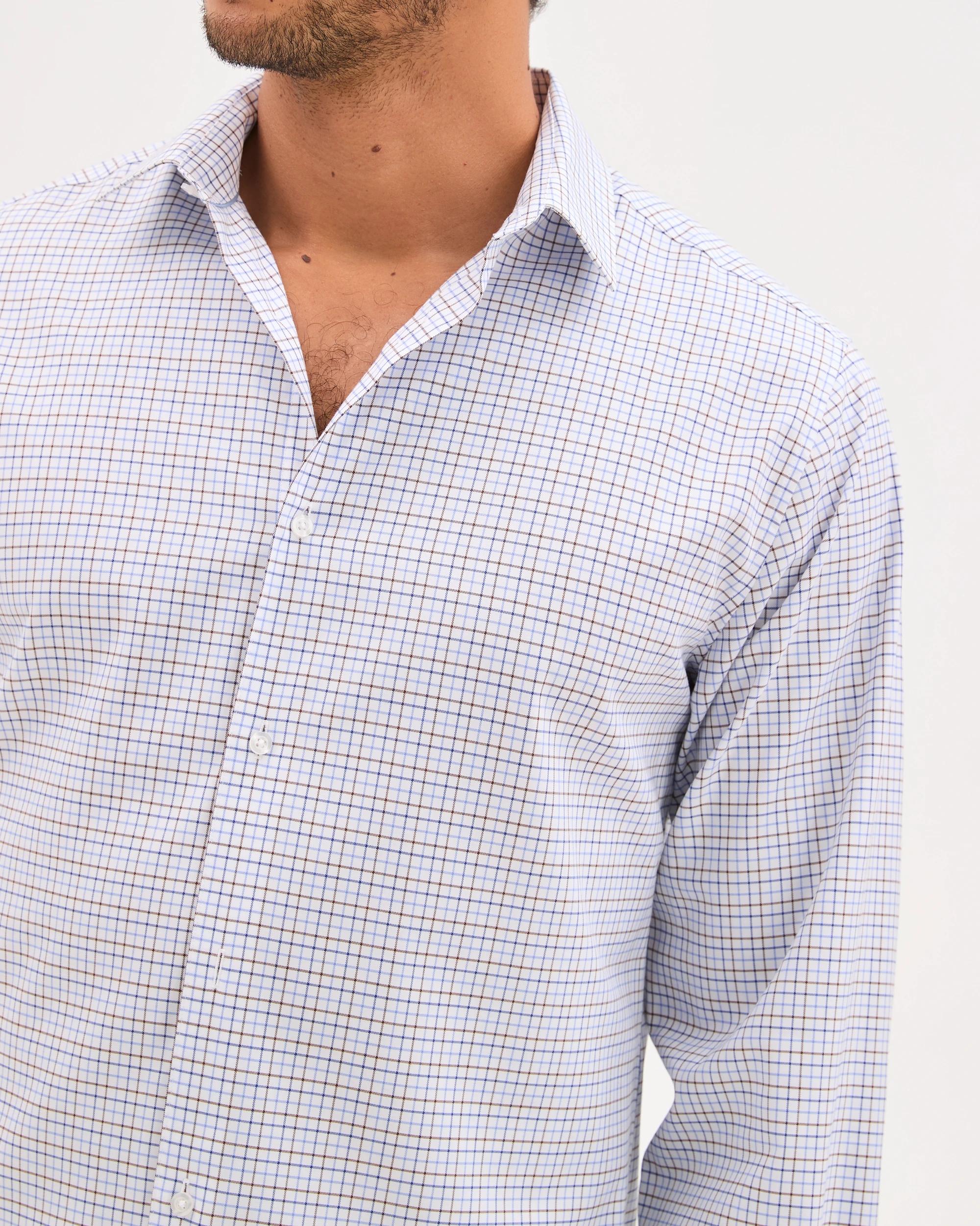 5 Preview Australian Cotton Tattersal Business Shirt , 5 of 6