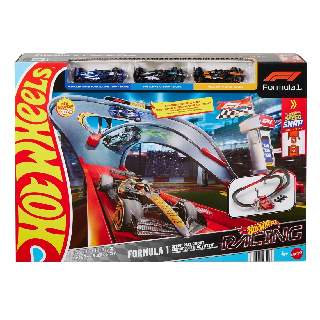 1 Hot Wheels Racing Formula 1 Sprint Race Circuit Track Set, 1 of 6