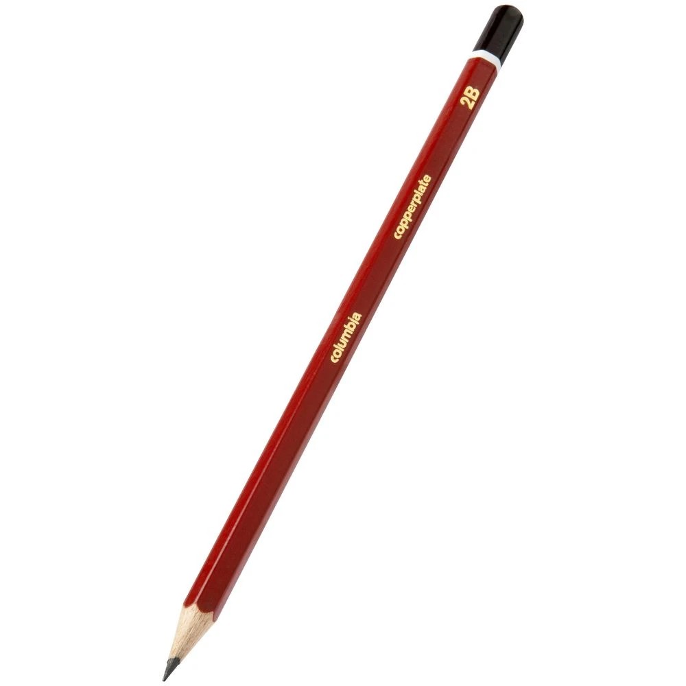3 Columbia Copperplate Hexagonal Graphite Pencil 2B 2 Pack, 3 of 4